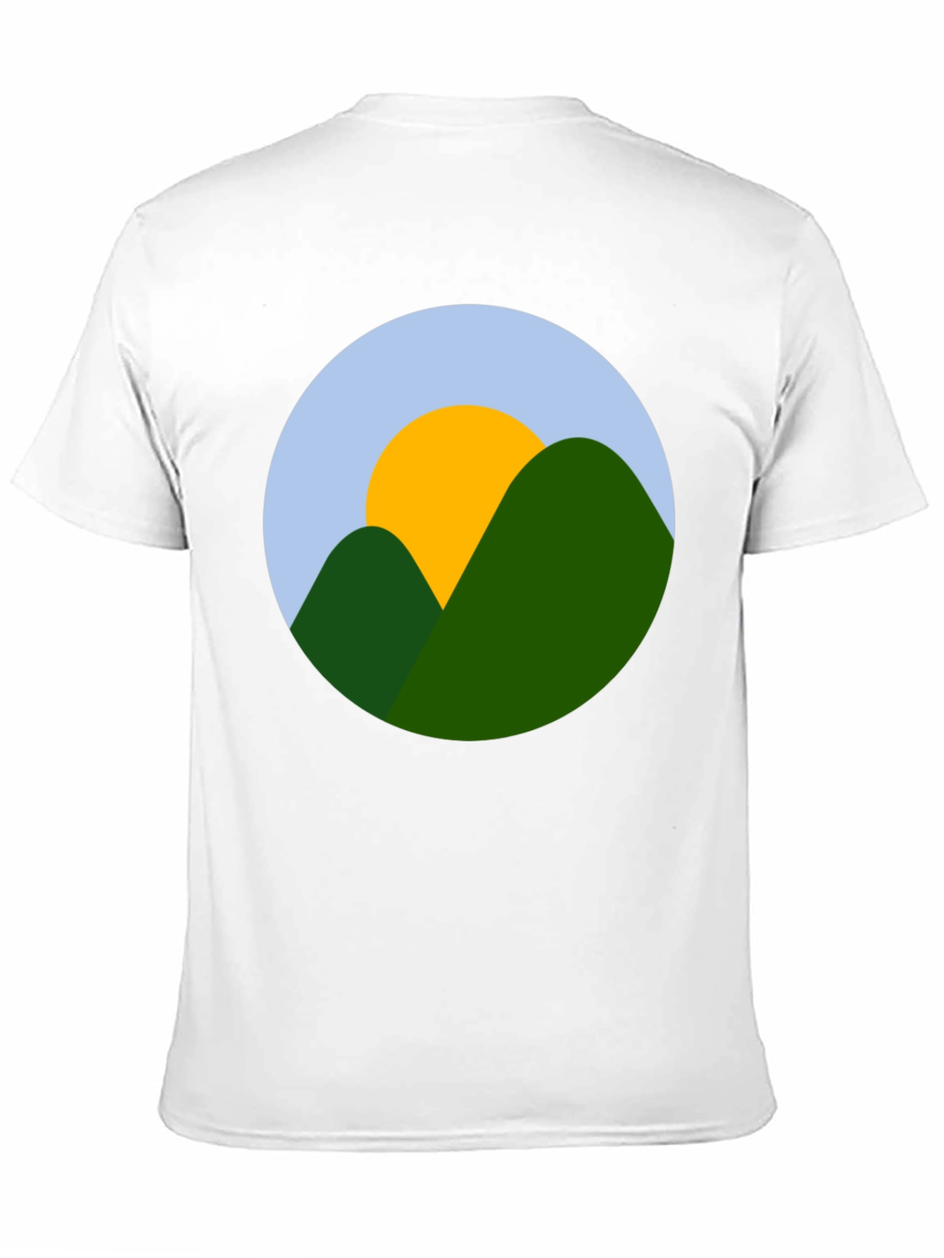 Mountain Sun Graphic Black T-Shirt