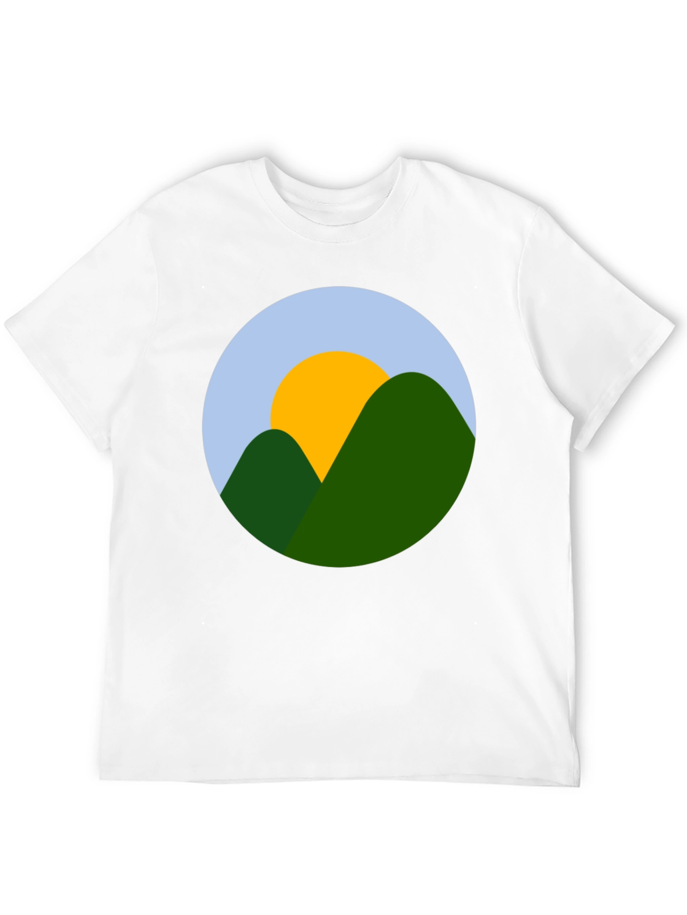Mountain Sun Graphic Black T-Shirt