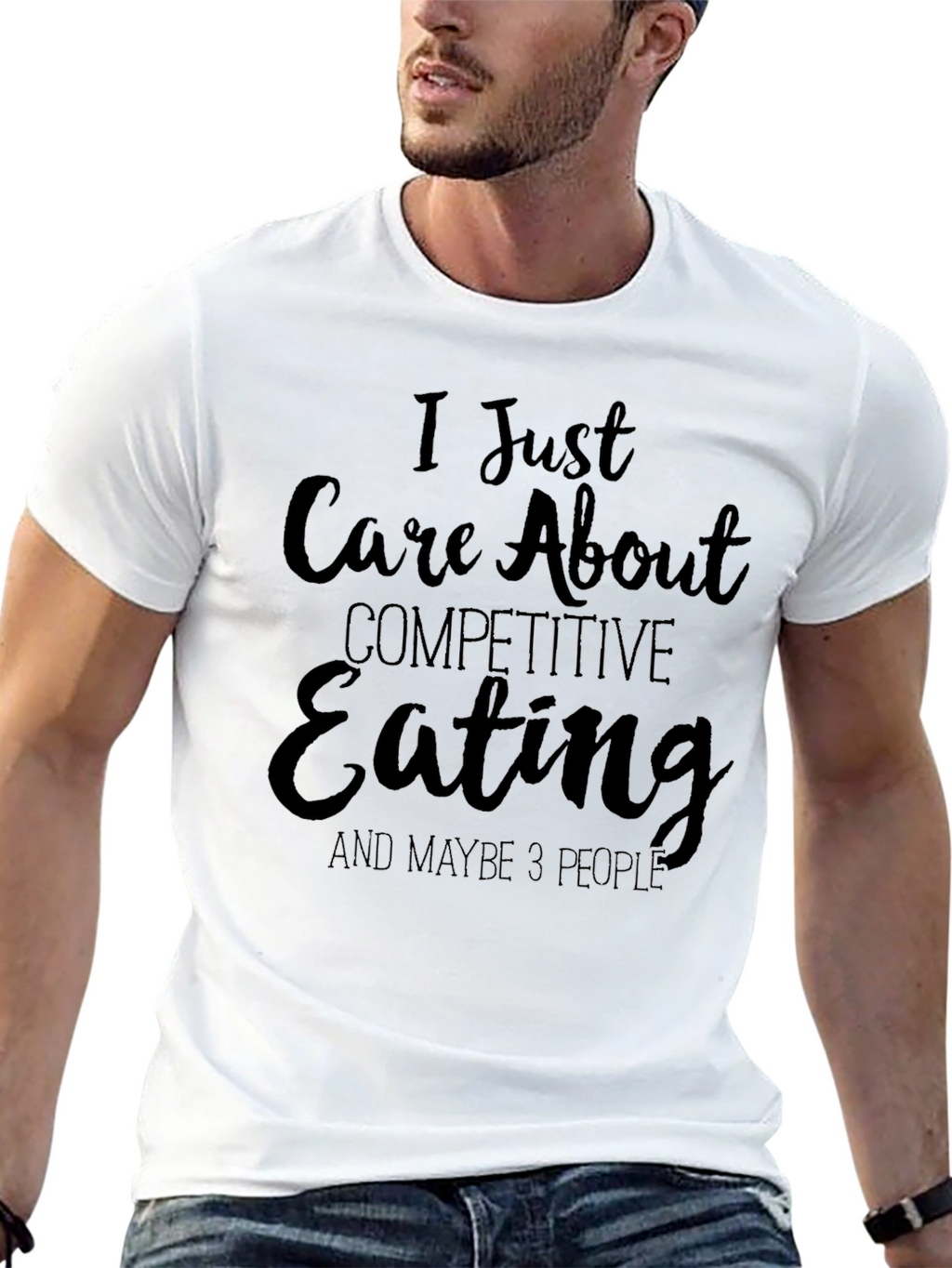 Competitive Eating T-Shirt - Funny Graphic Tee