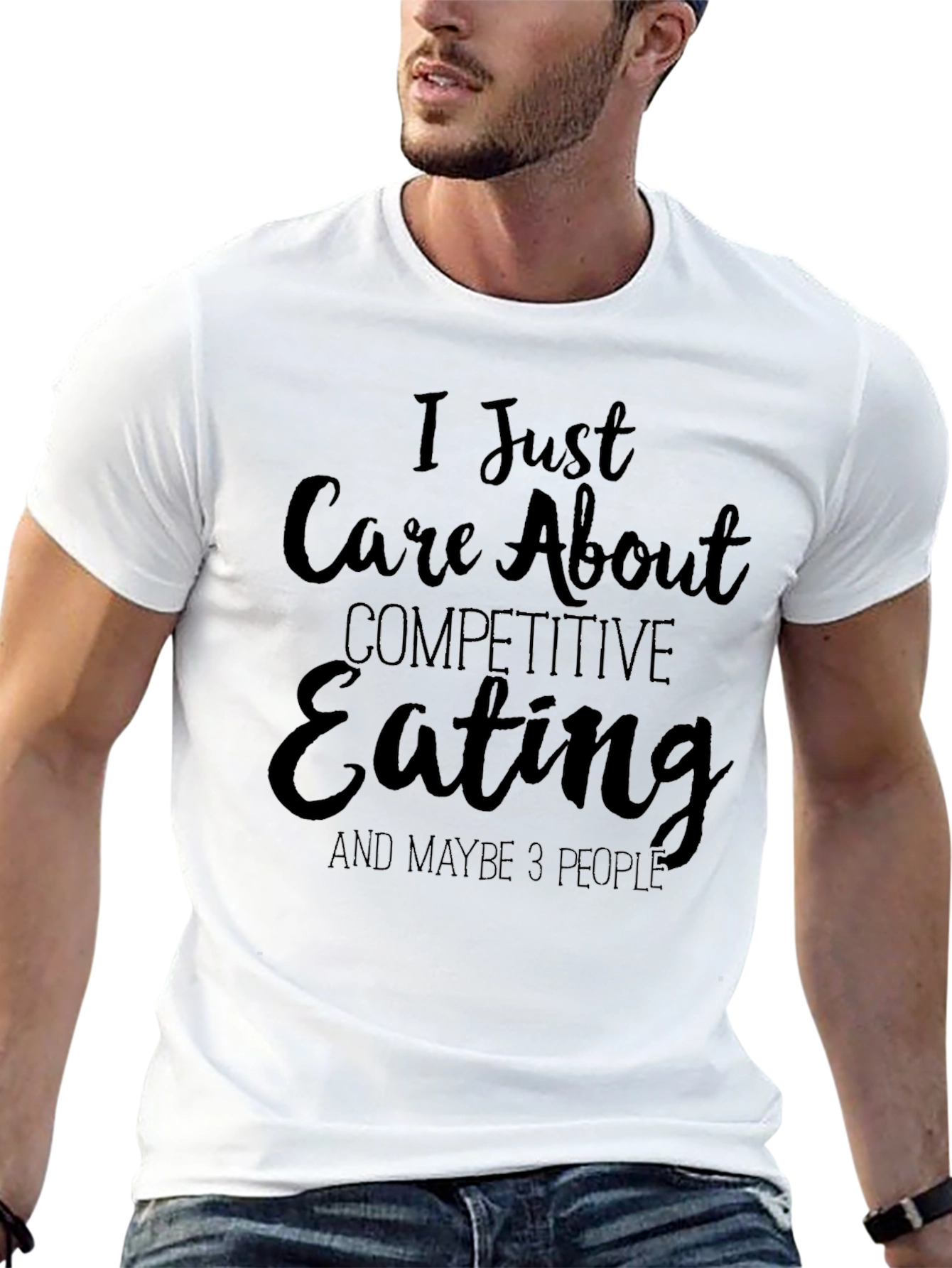 Competitive Eating T-Shirt - Funny Graphic Tee