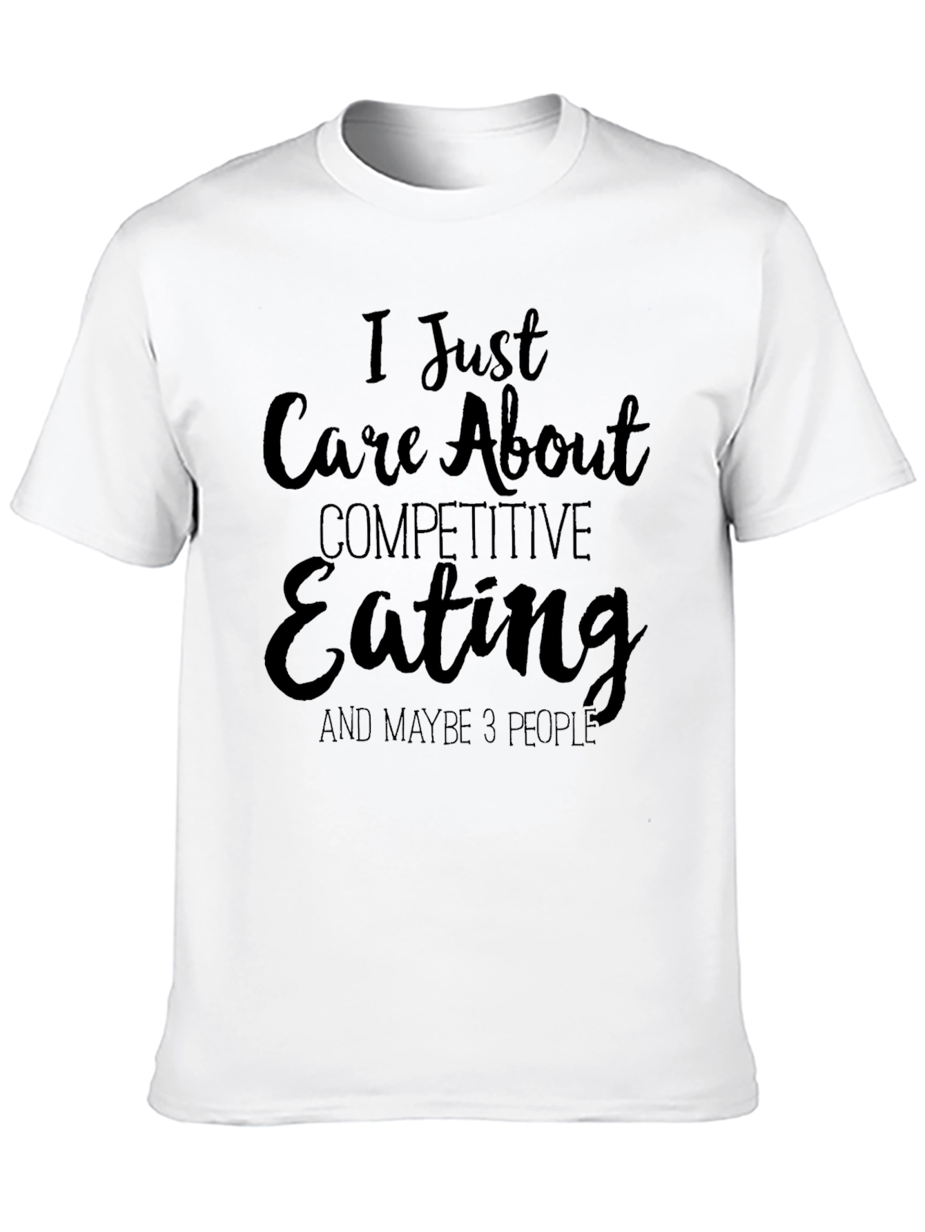 Competitive Eating T-Shirt - Funny Graphic Tee