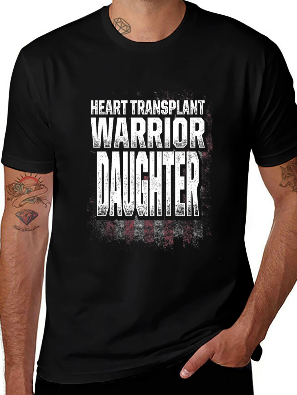 Heart Transplant Warrior Daughter T-Shirt