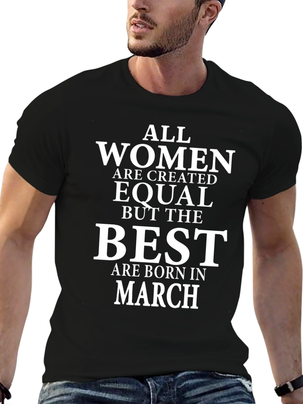 Womens March Birthday T-Shirt