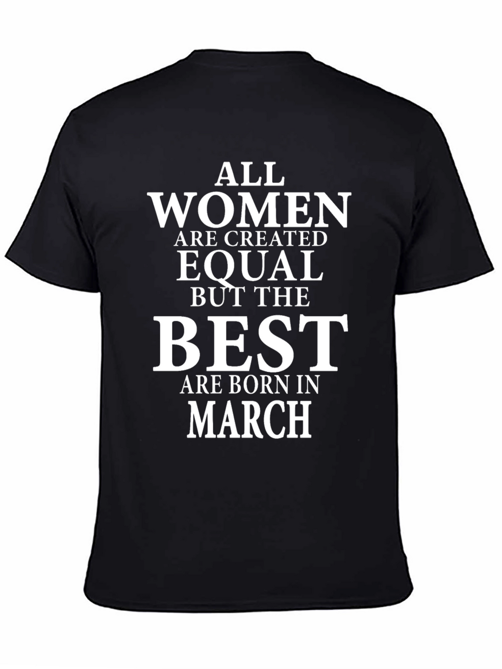 Womens March Birthday T-Shirt