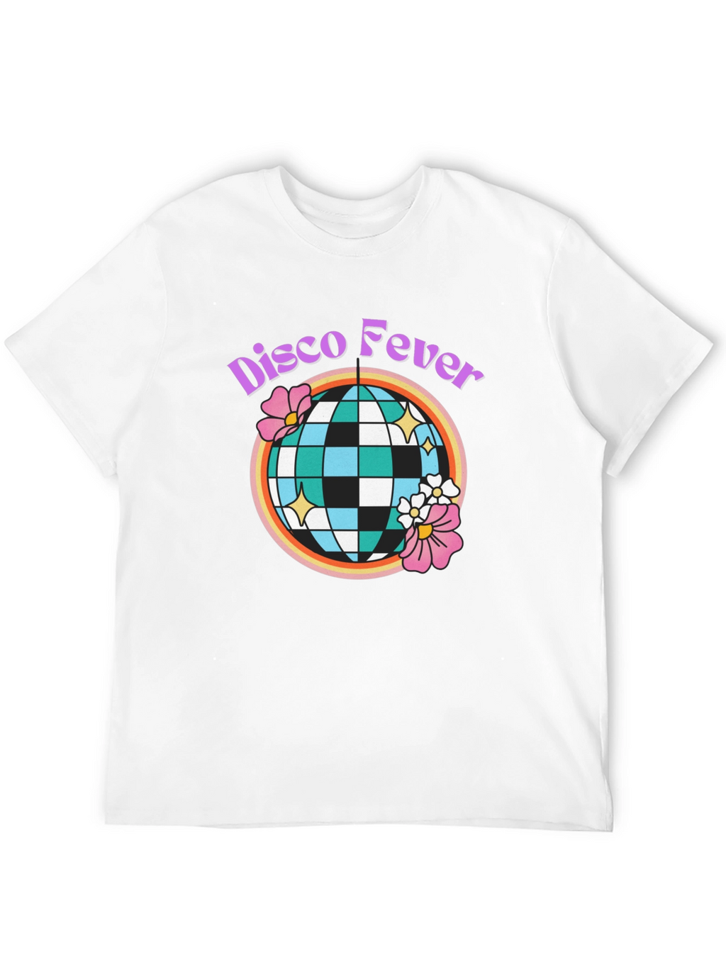 Disco Fever Graphic Tee - Retro Party Shirt