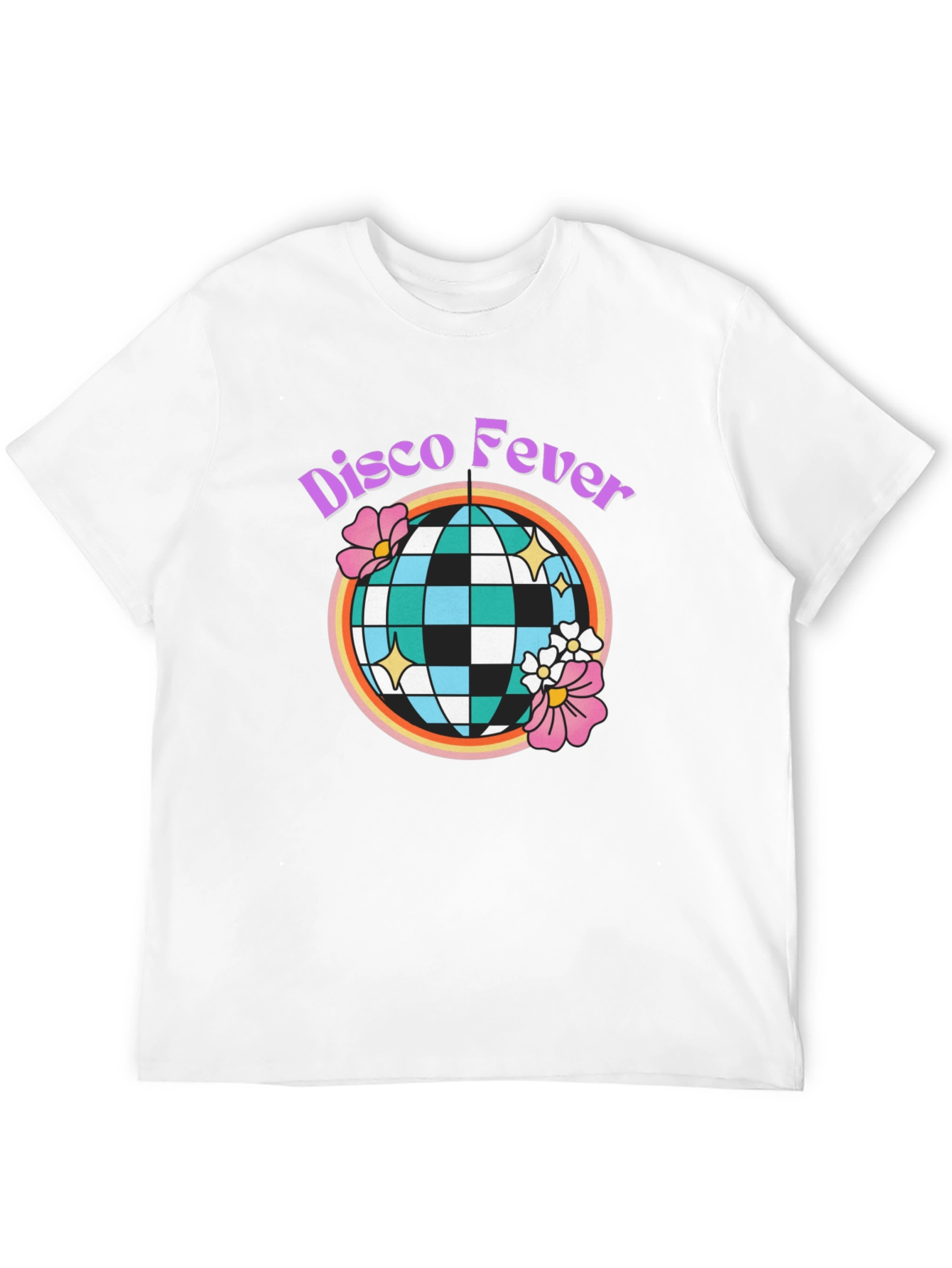 Disco Fever Graphic Tee - Retro Party Shirt