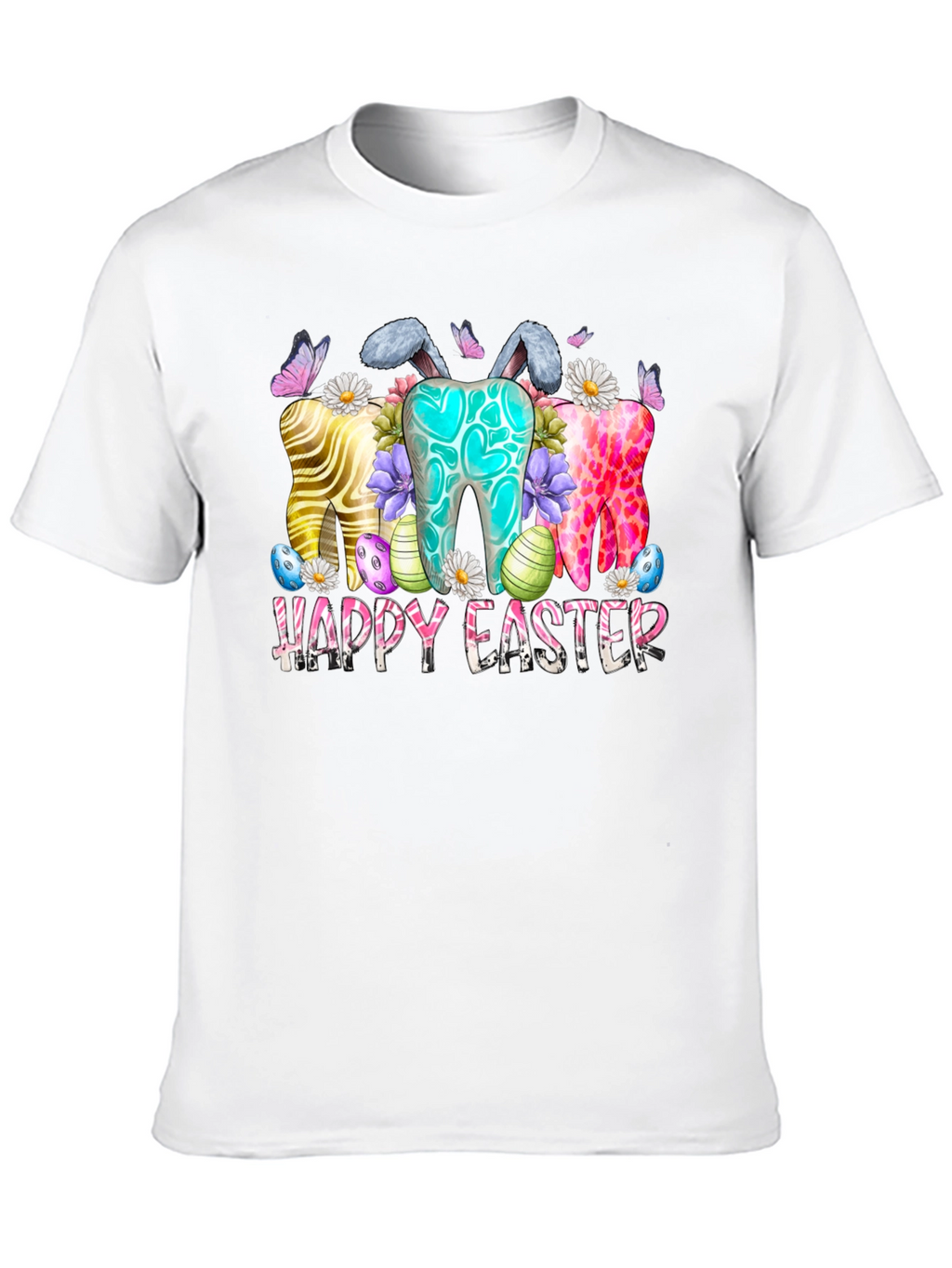 Happy Easter Teeth Bunny Shirt