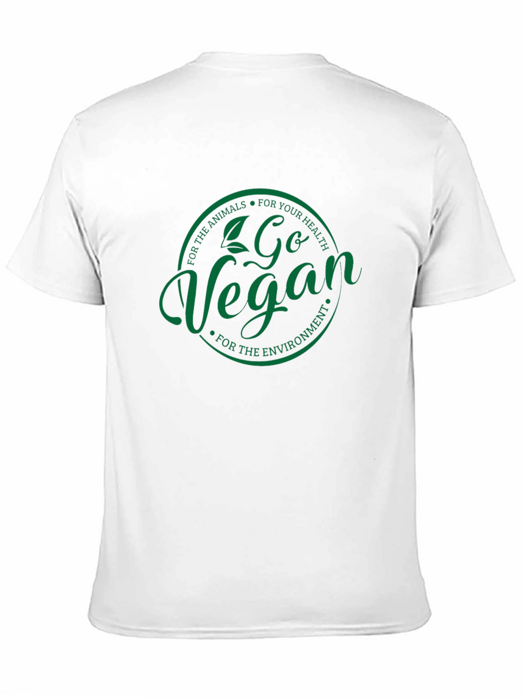 Go Vegan T-Shirt - Animals Health Environment Tee