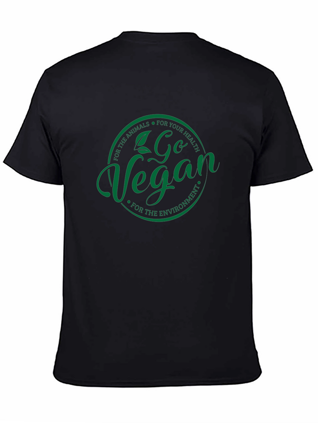 Go Vegan T-Shirt - Animals Health Environment Tee