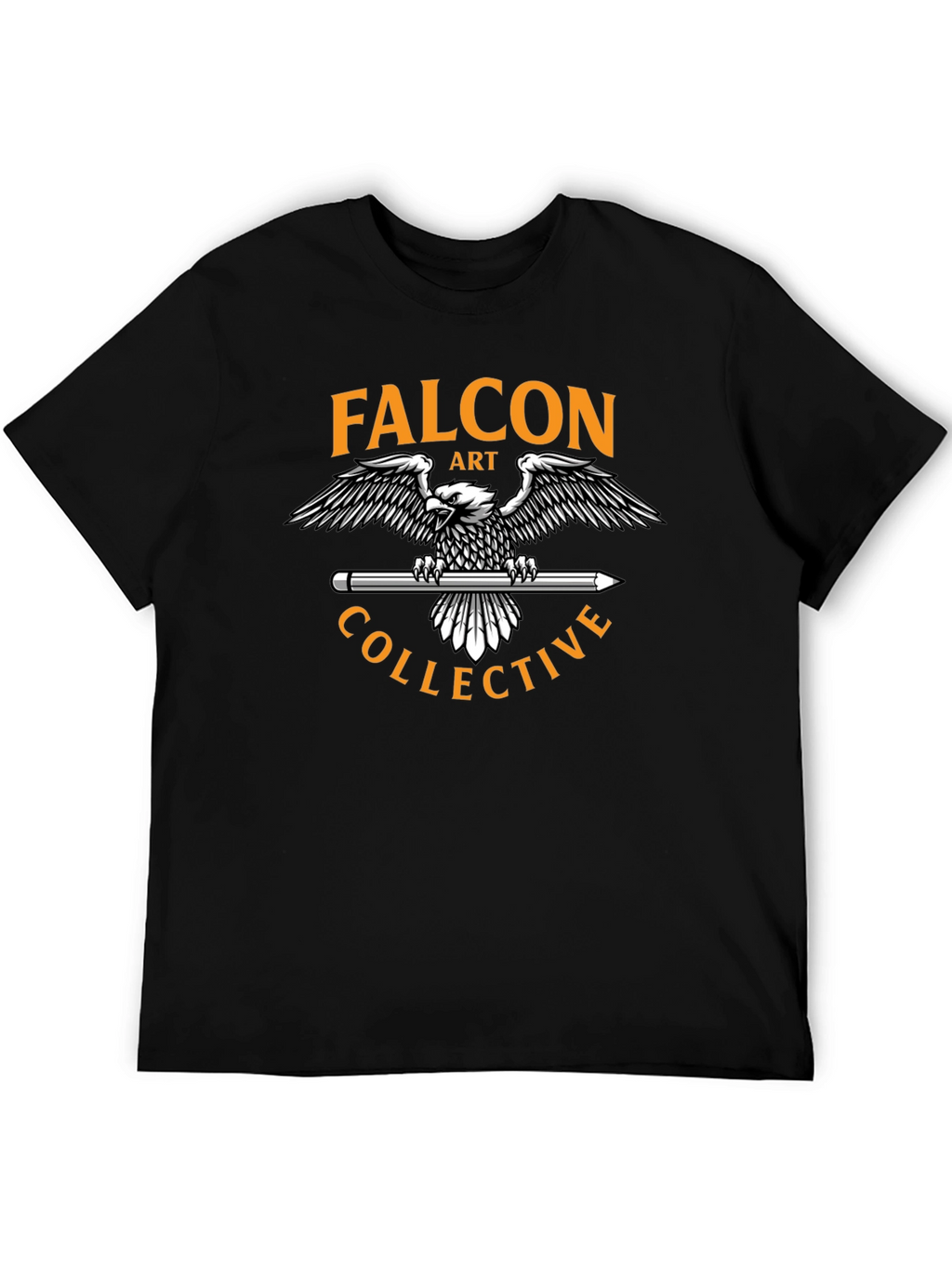 Falcon Art Collective Black Graphic T-Shirt