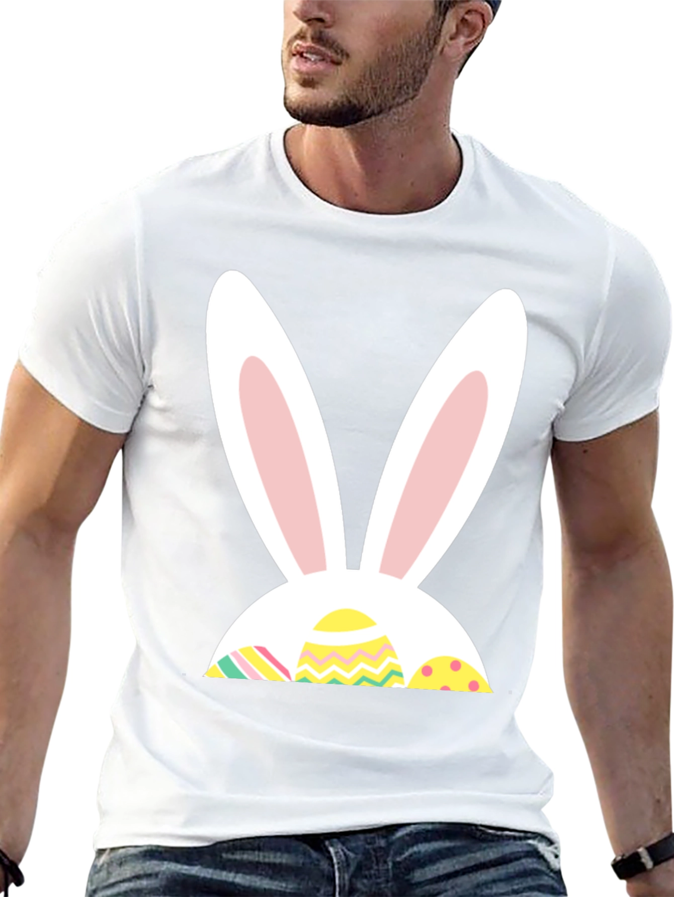 Easter Bunny Eggs T-Shirt - Fun Holiday Apparel