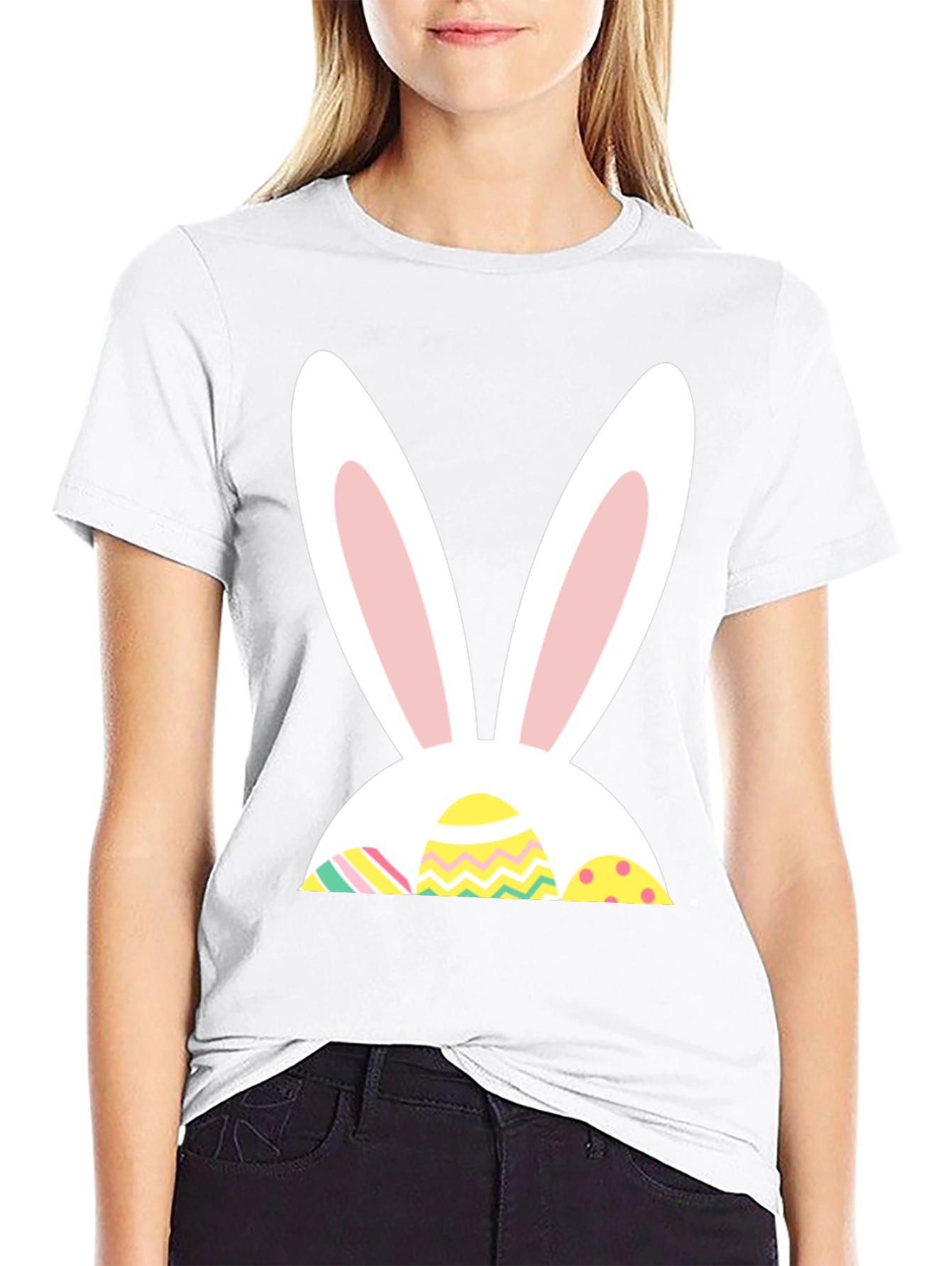 Easter Bunny Eggs T-Shirt - Fun Holiday Apparel