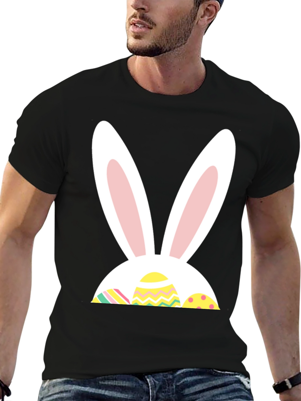 Easter Bunny Eggs T-Shirt - Fun Holiday Apparel