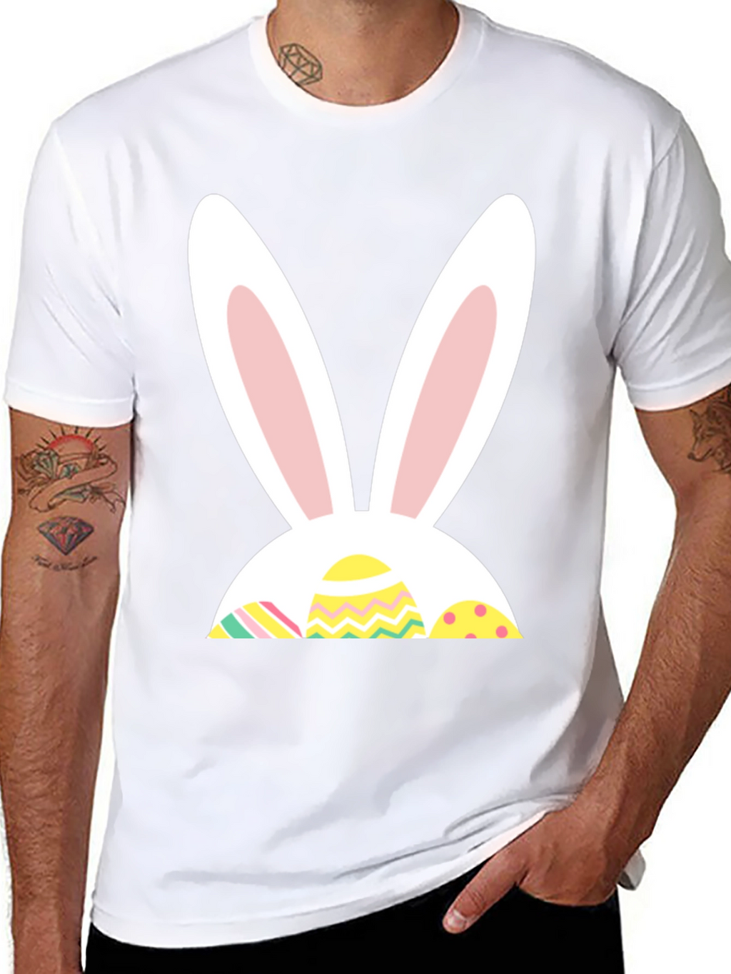 Easter Bunny Eggs T-Shirt - Fun Holiday Apparel