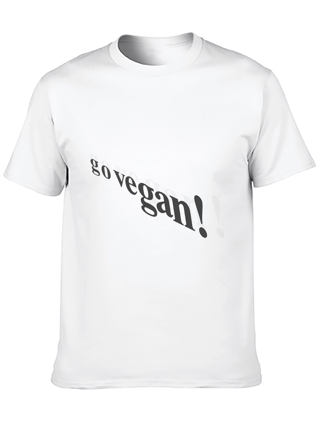 Go Vegan Black T-Shirt: Ethical & Stylish
