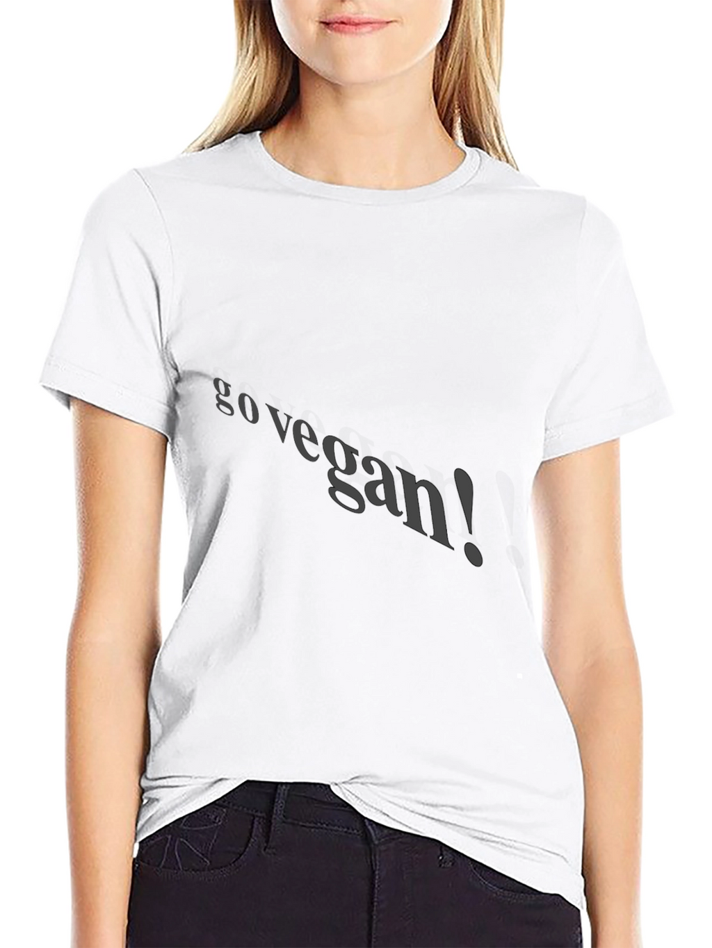 Go Vegan Black T-Shirt: Ethical & Stylish