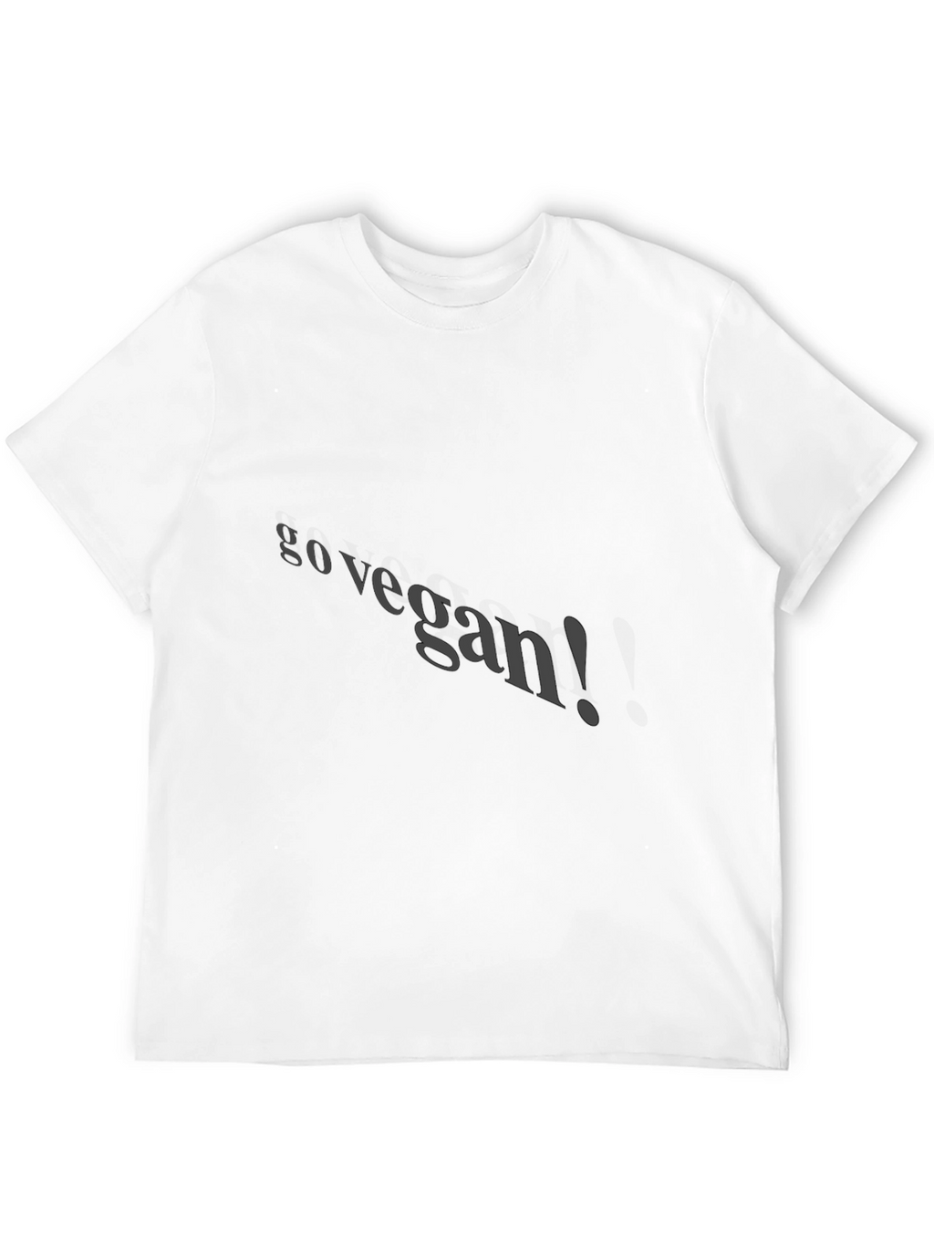 Go Vegan Black T-Shirt: Ethical & Stylish