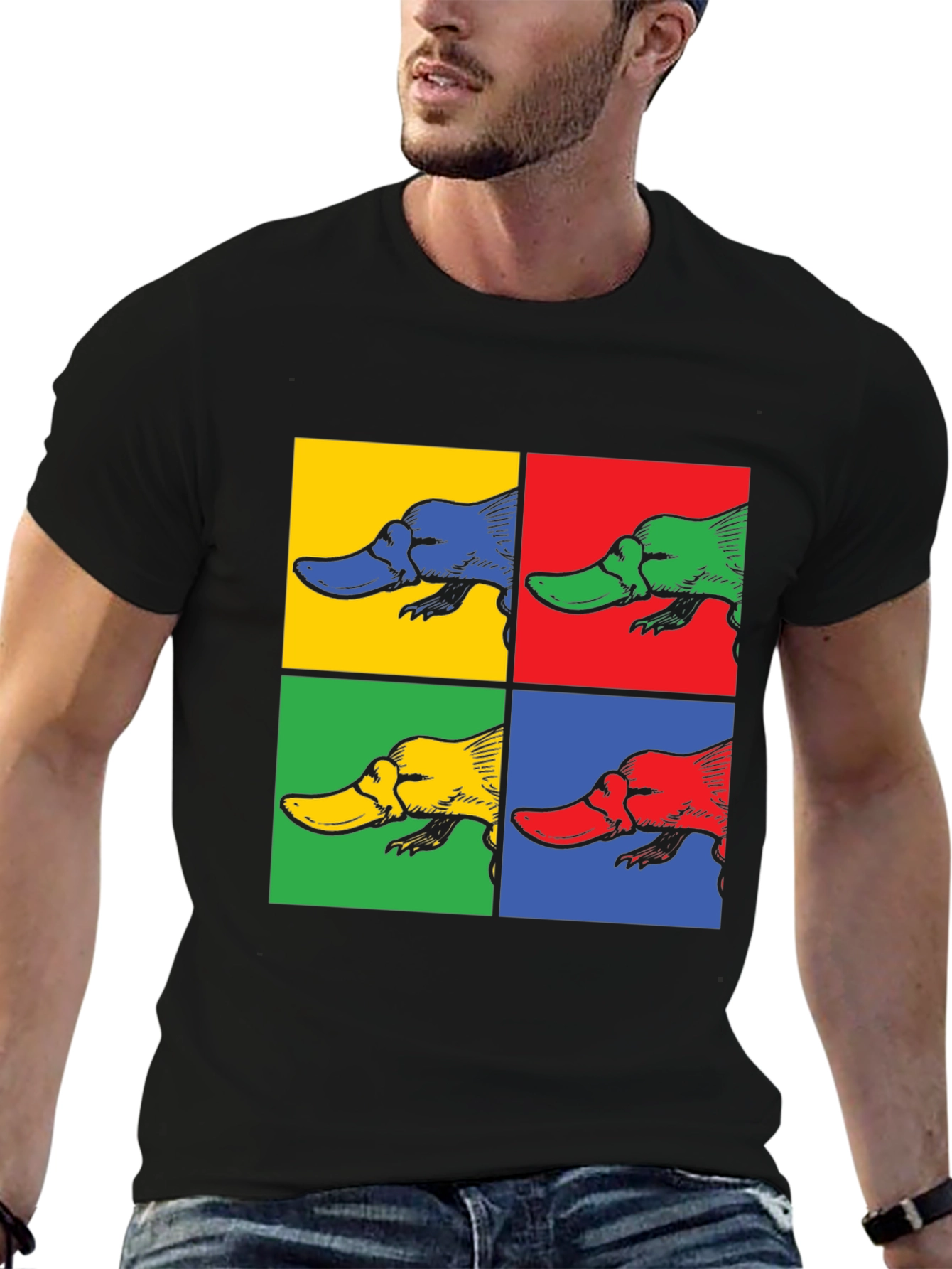 Pop Art Platypus Graphic Tee
