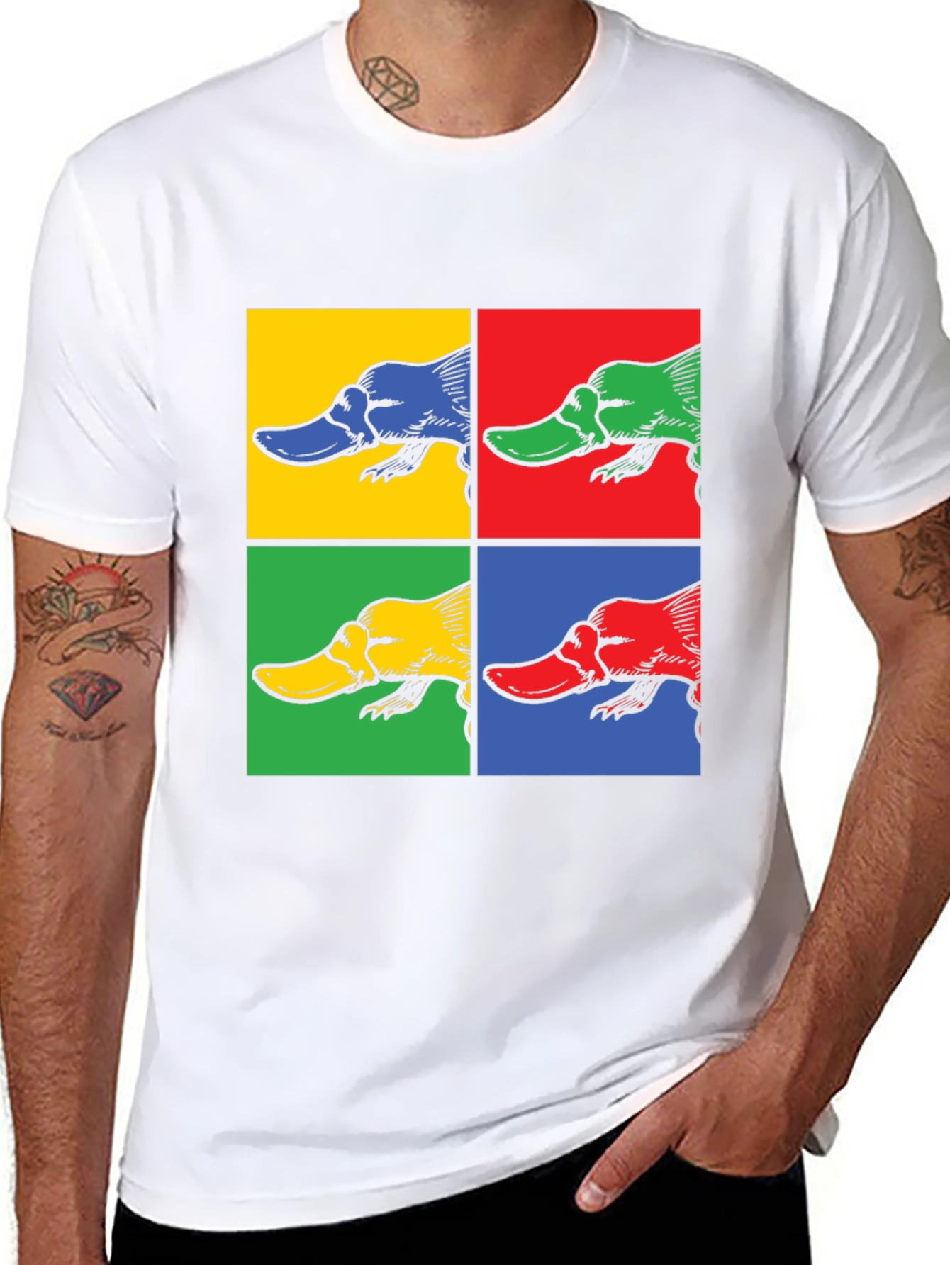 Pop Art Platypus Graphic Tee
