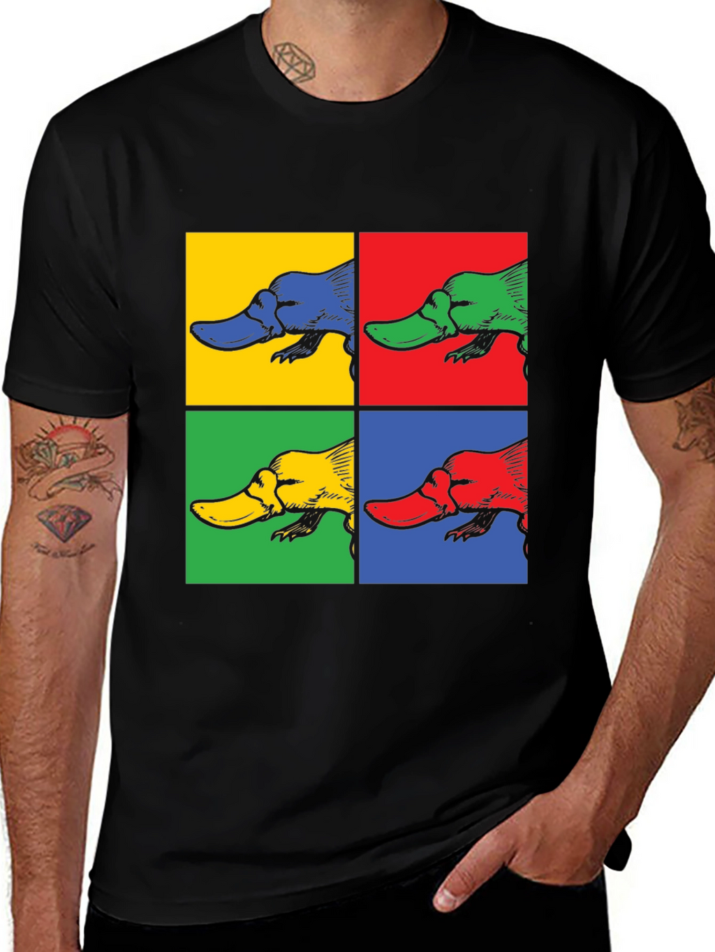Pop Art Platypus Graphic Tee