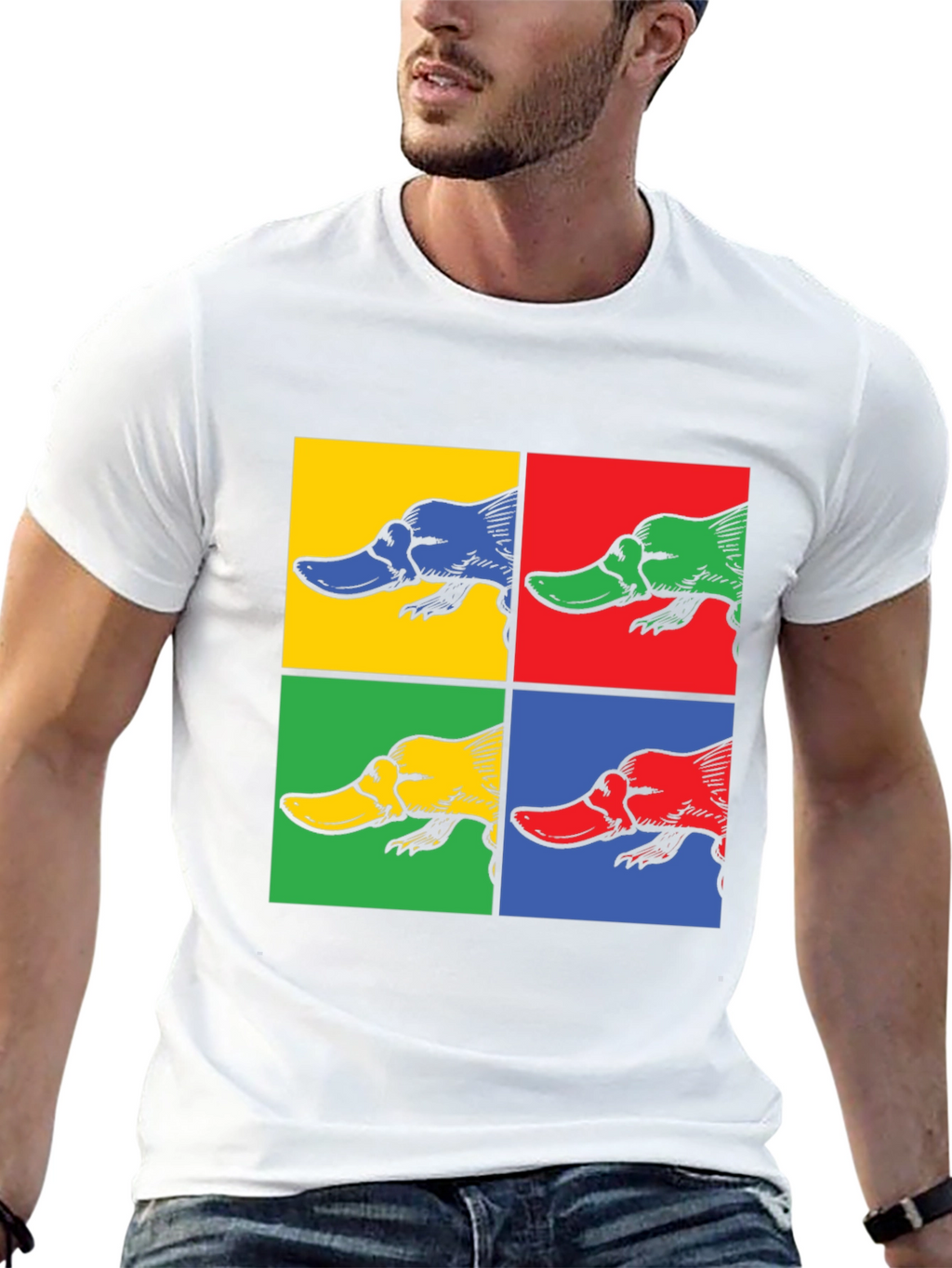 Pop Art Platypus Graphic Tee