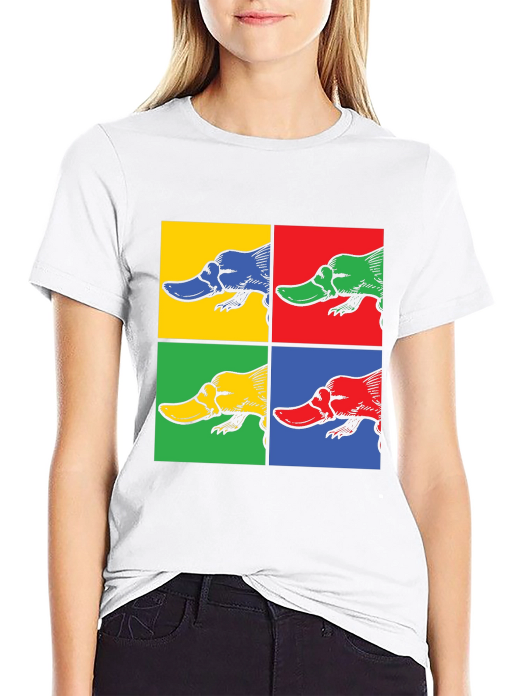Pop Art Platypus Graphic Tee