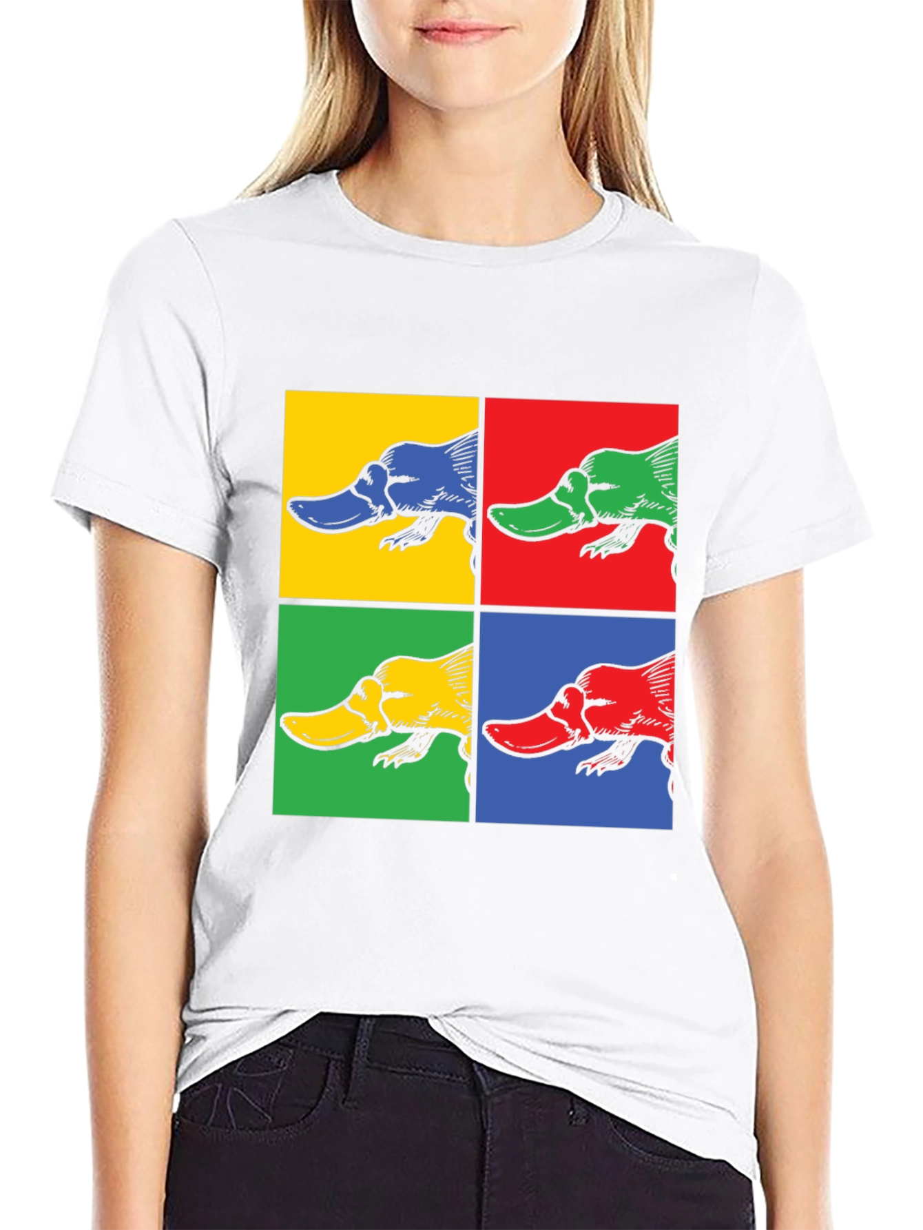 Pop Art Platypus Graphic Tee