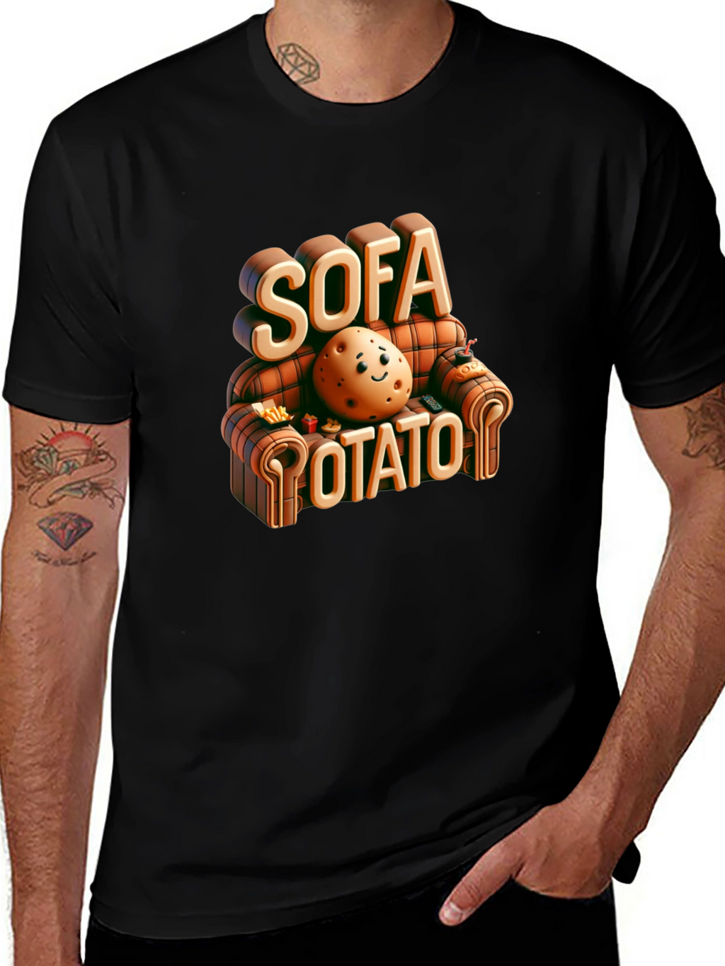 Sofa Potato T-Shirt: Comfort & Style