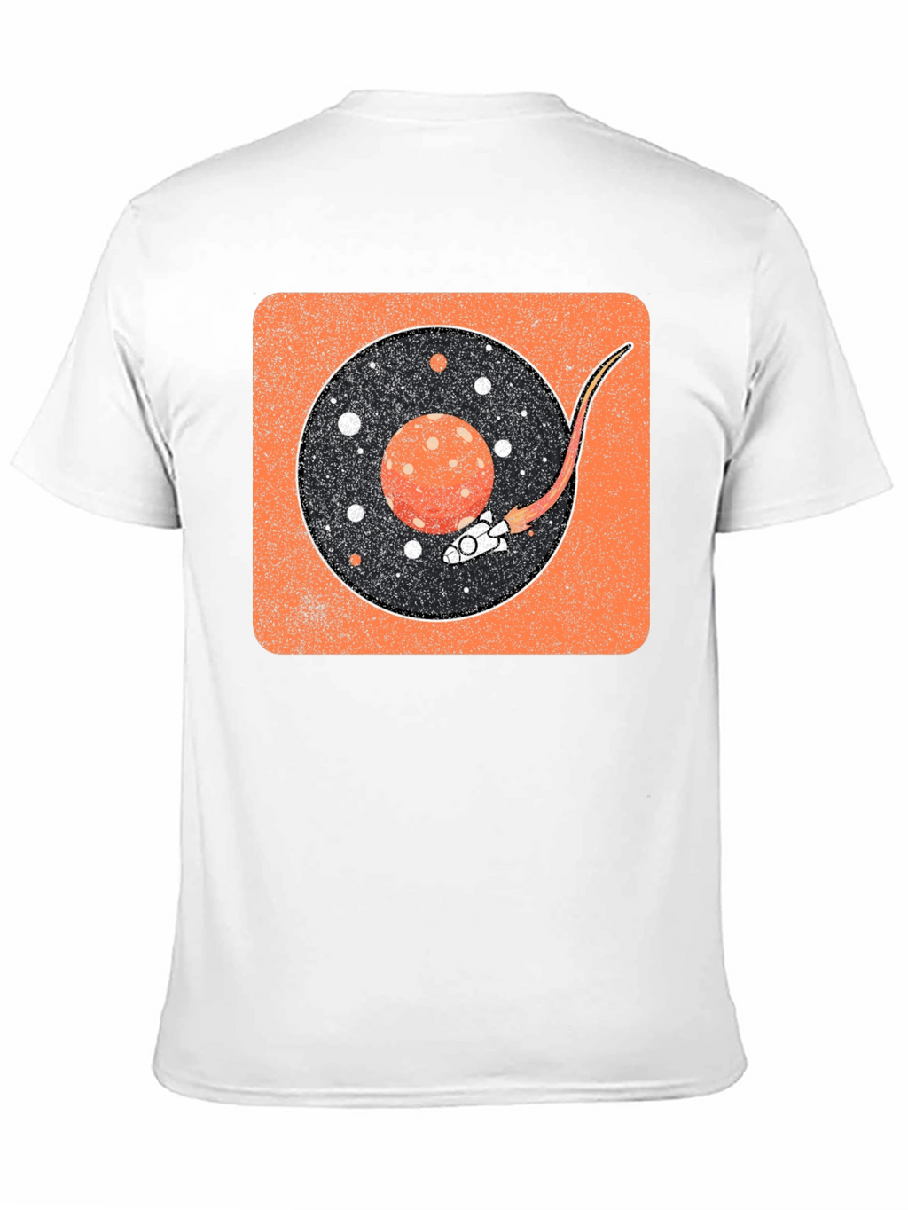 Retro Space Vinyl Record T-Shirt