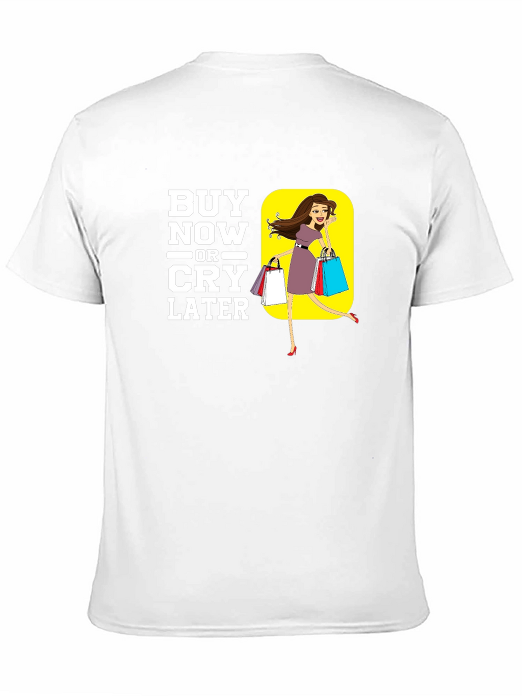 Buy Now or Cry Later Black Graphic Tee