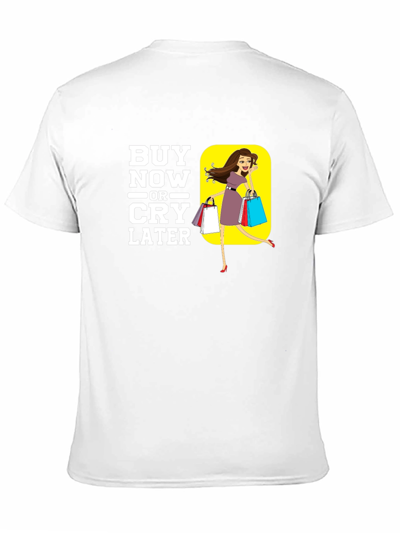 Buy Now or Cry Later Black Graphic Tee