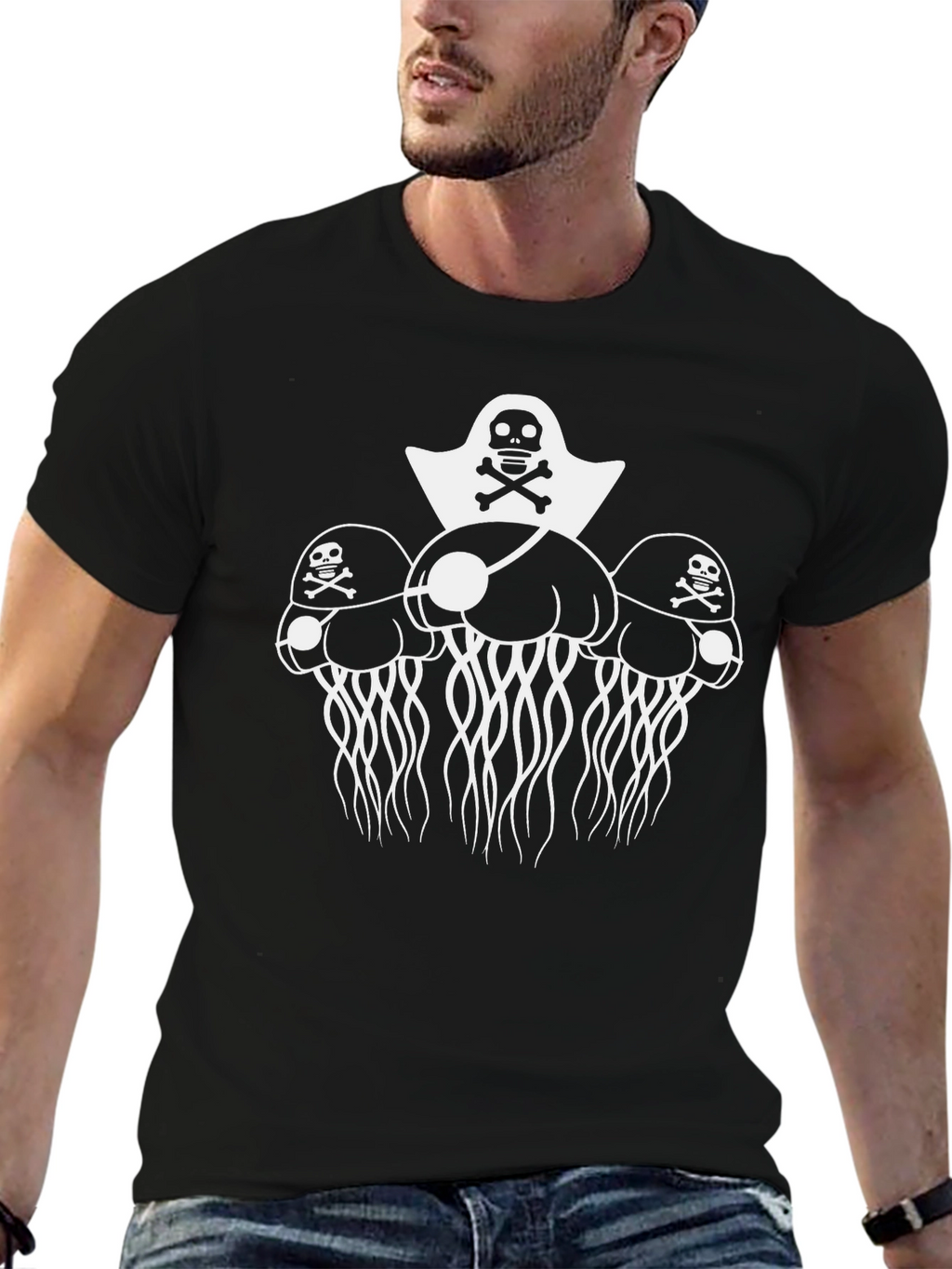 Pirate Jellyfish Graphic T-Shirt