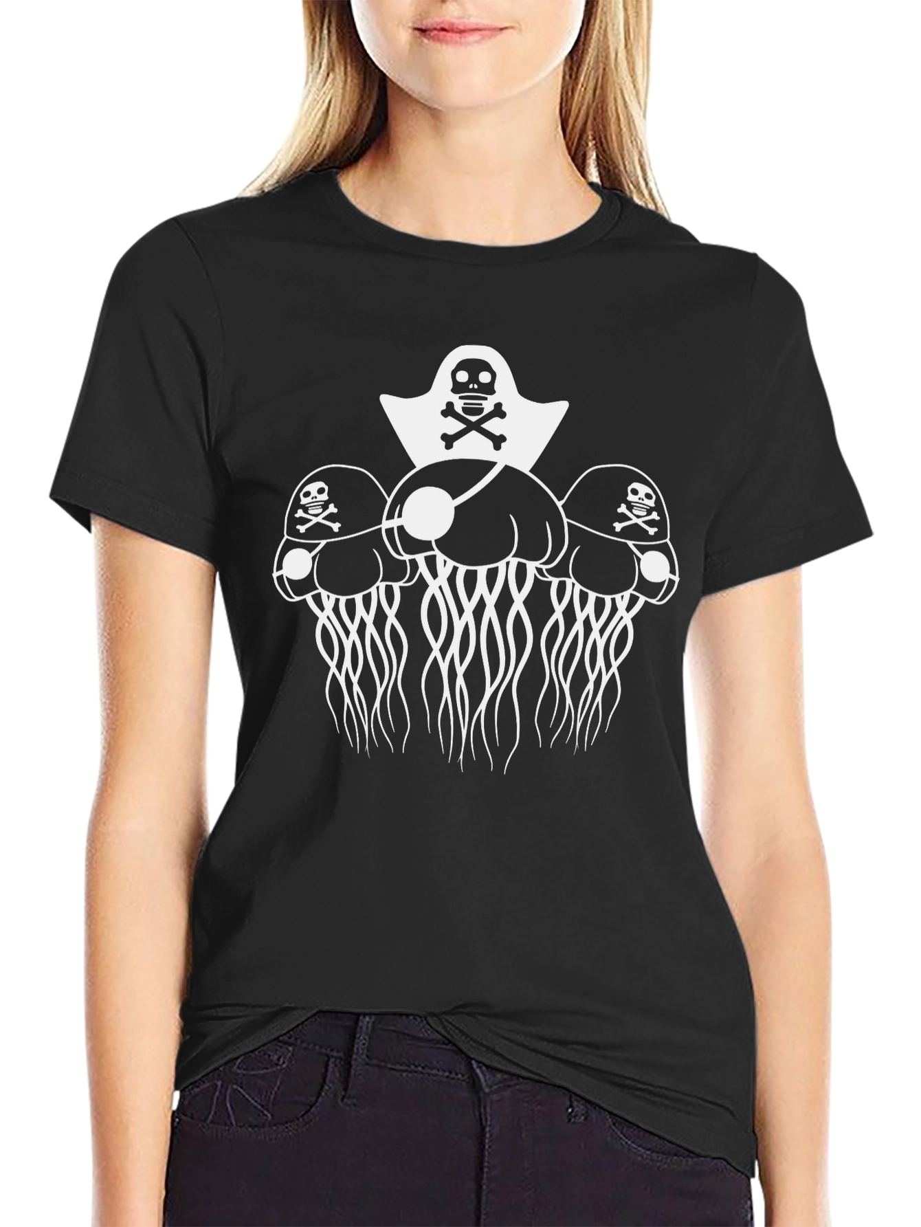 Pirate Jellyfish Graphic T-Shirt