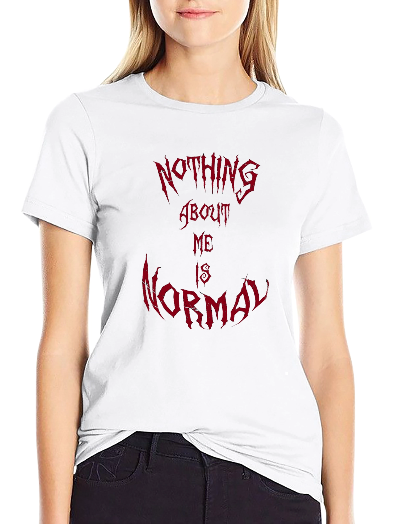 Nothing About Me Is Normal Graphic Tee
