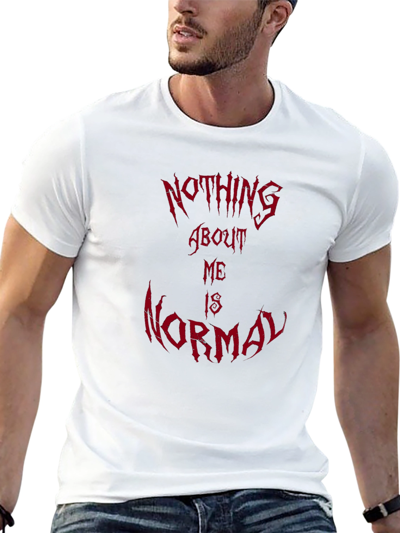Nothing About Me Is Normal Graphic Tee