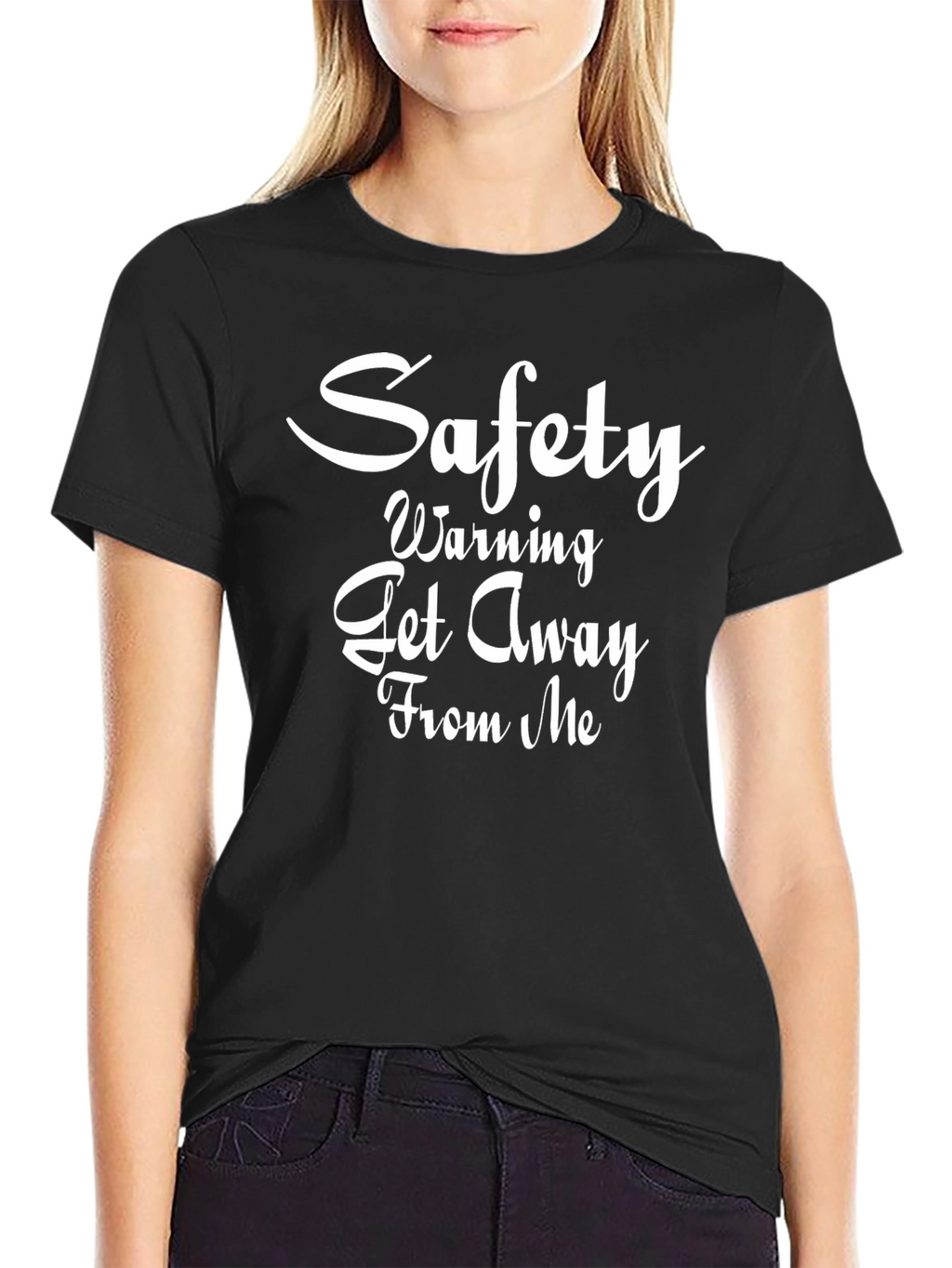 Safety Warning Graphic Tee - Get Away From Me!