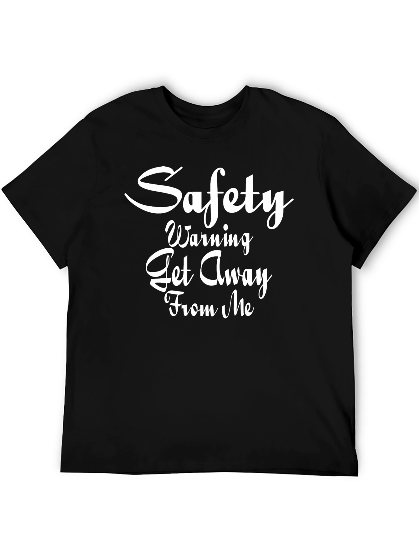 Safety Warning Graphic Tee - Get Away From Me!