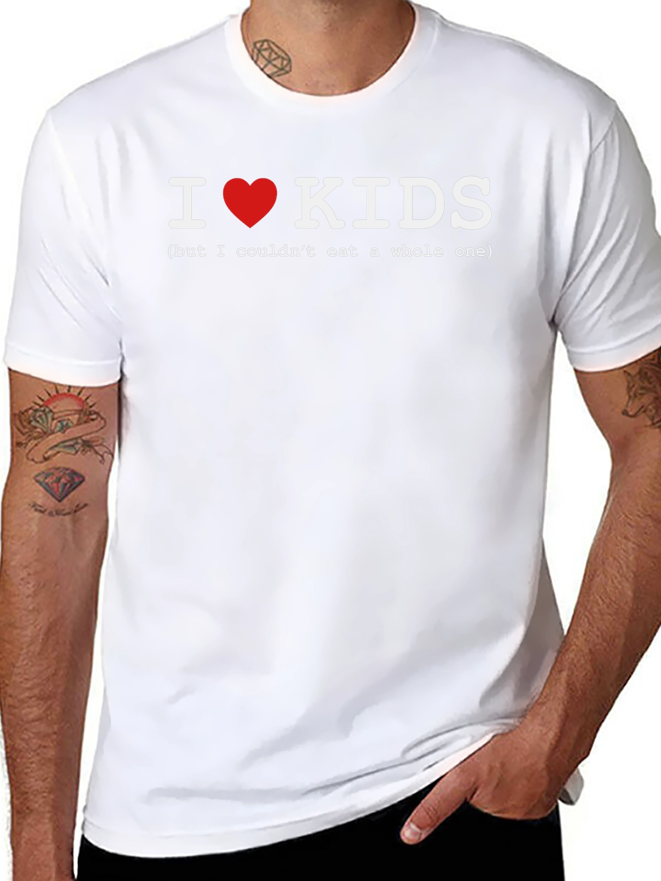 I Heart Kids T-Shirt - Funny Graphic Tee