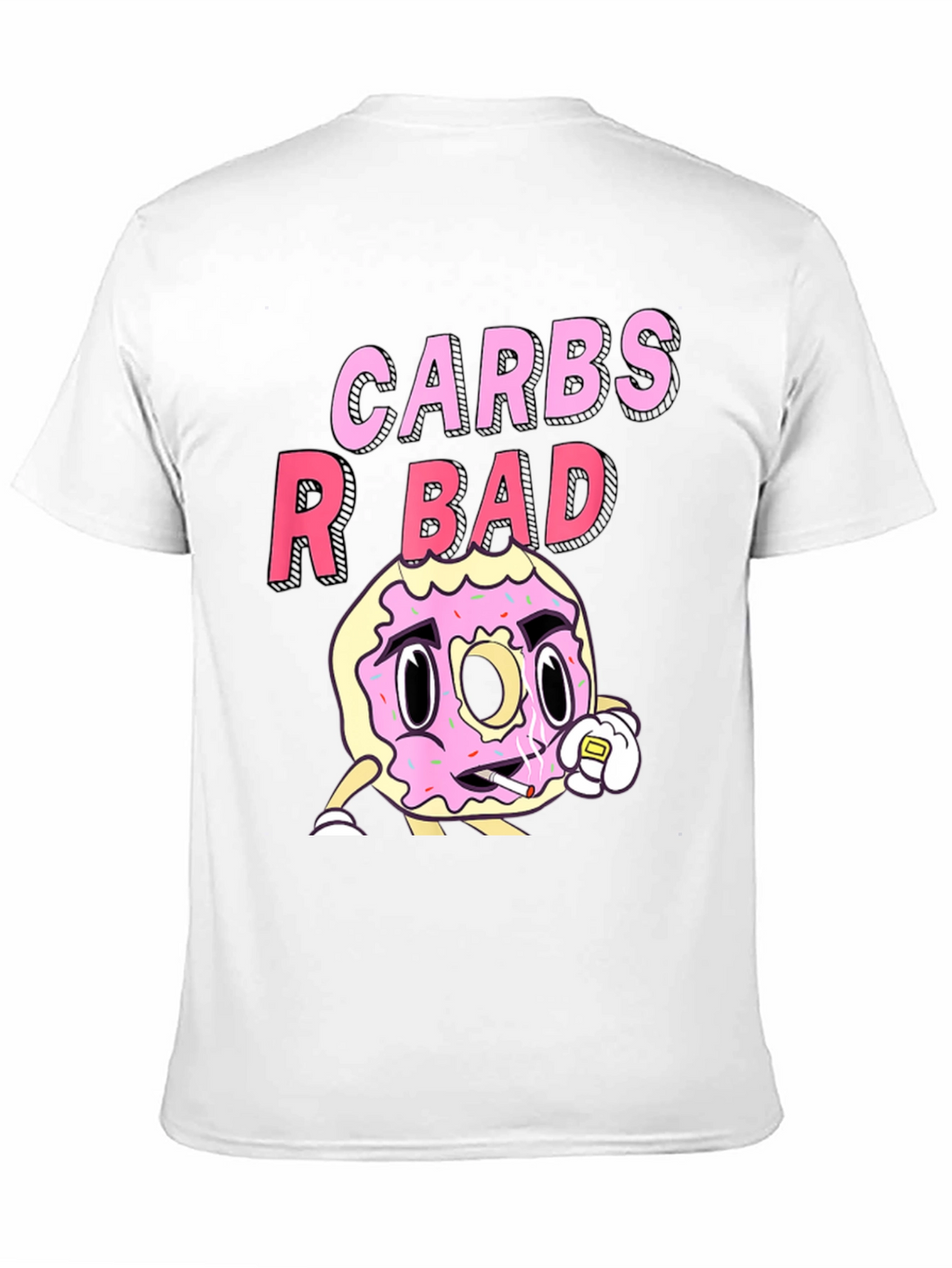 Carbs R Bad Funny Graphic T-Shirt