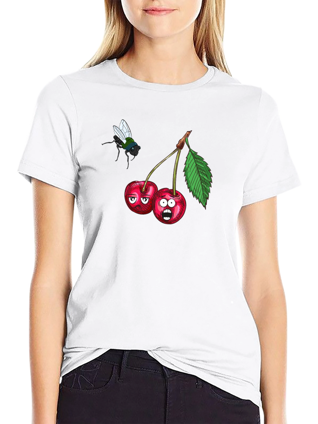 Funny Cherry Graphic T-Shirt