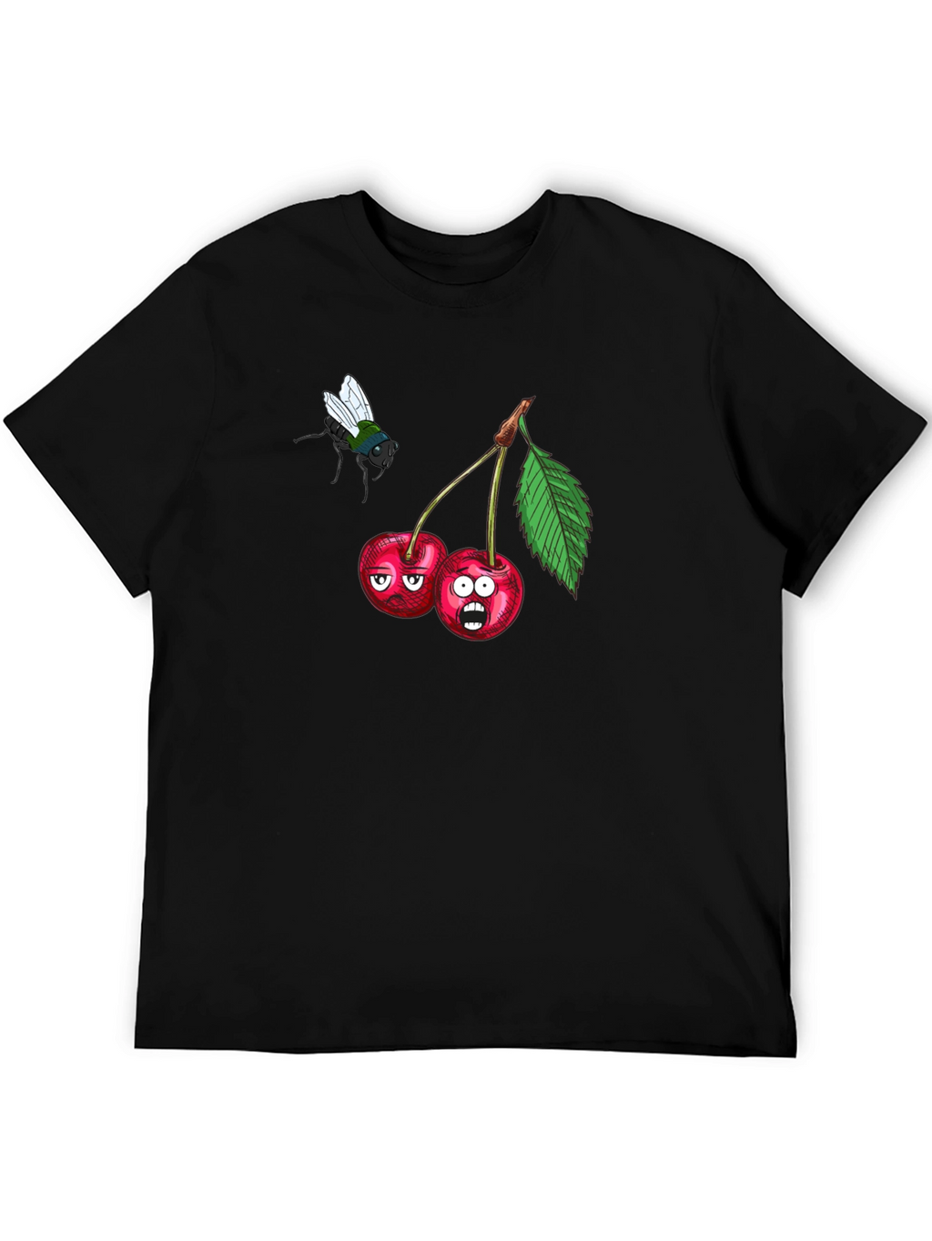 Funny Cherry Graphic T-Shirt