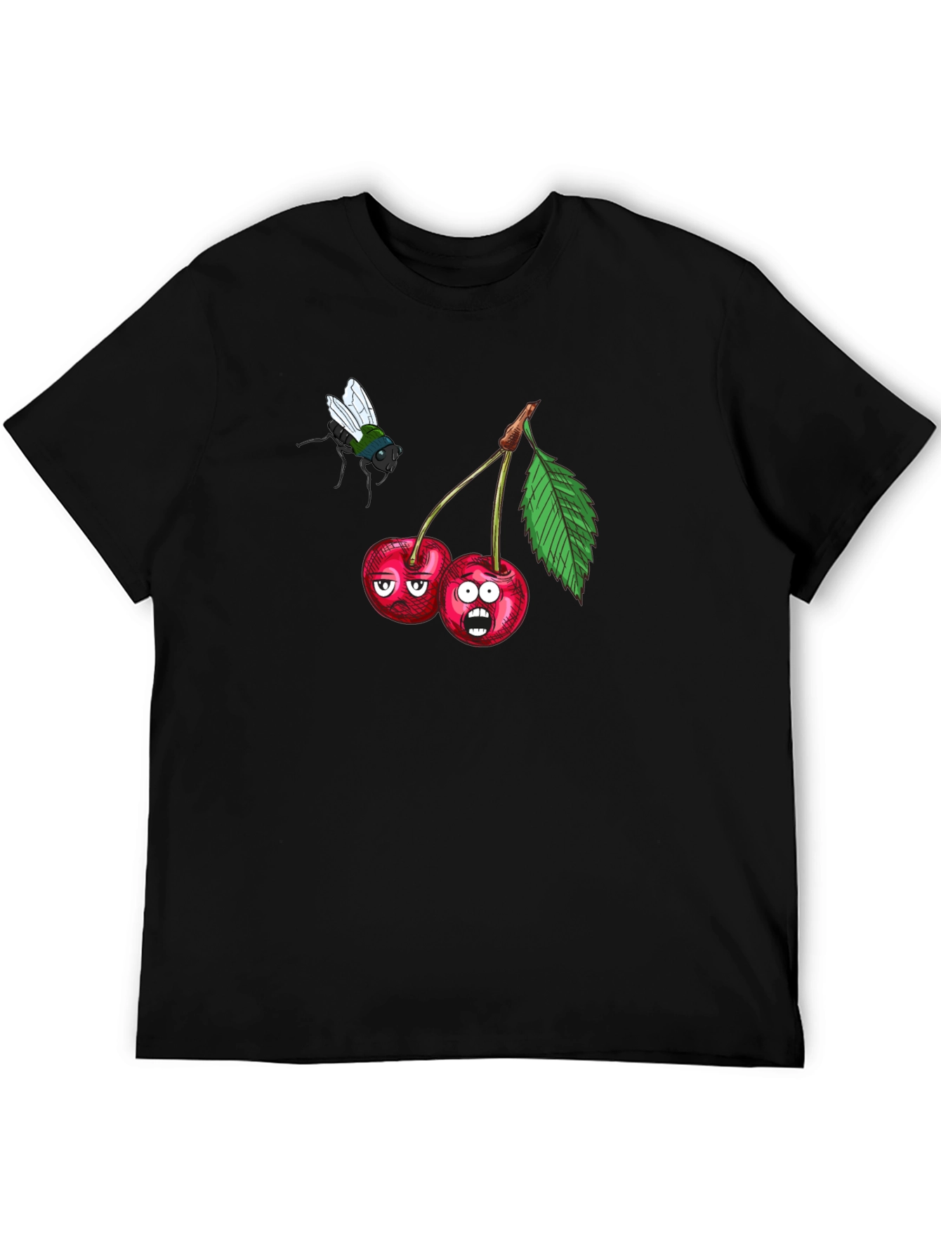 Funny Cherry Graphic T-Shirt