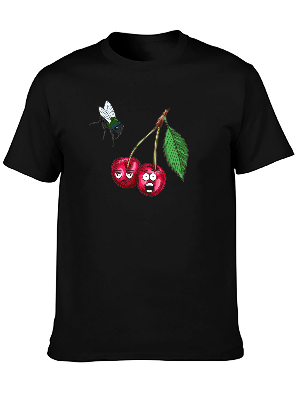 Funny Cherry Graphic T-Shirt