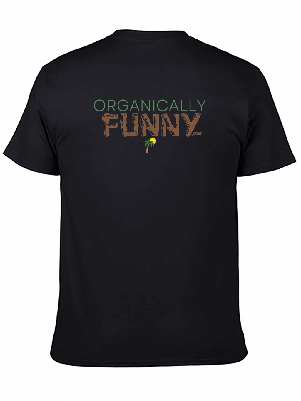 Organically Funny Graphic T-Shirt - Black