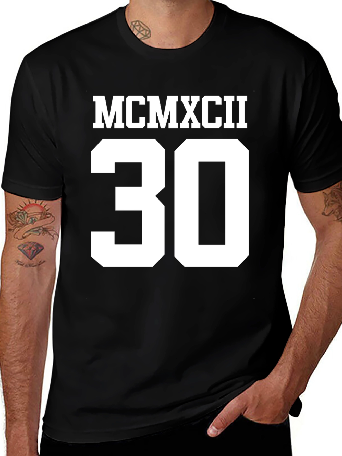 Roman Numeral 1992 Birthday T-Shirt 30th Anniversary