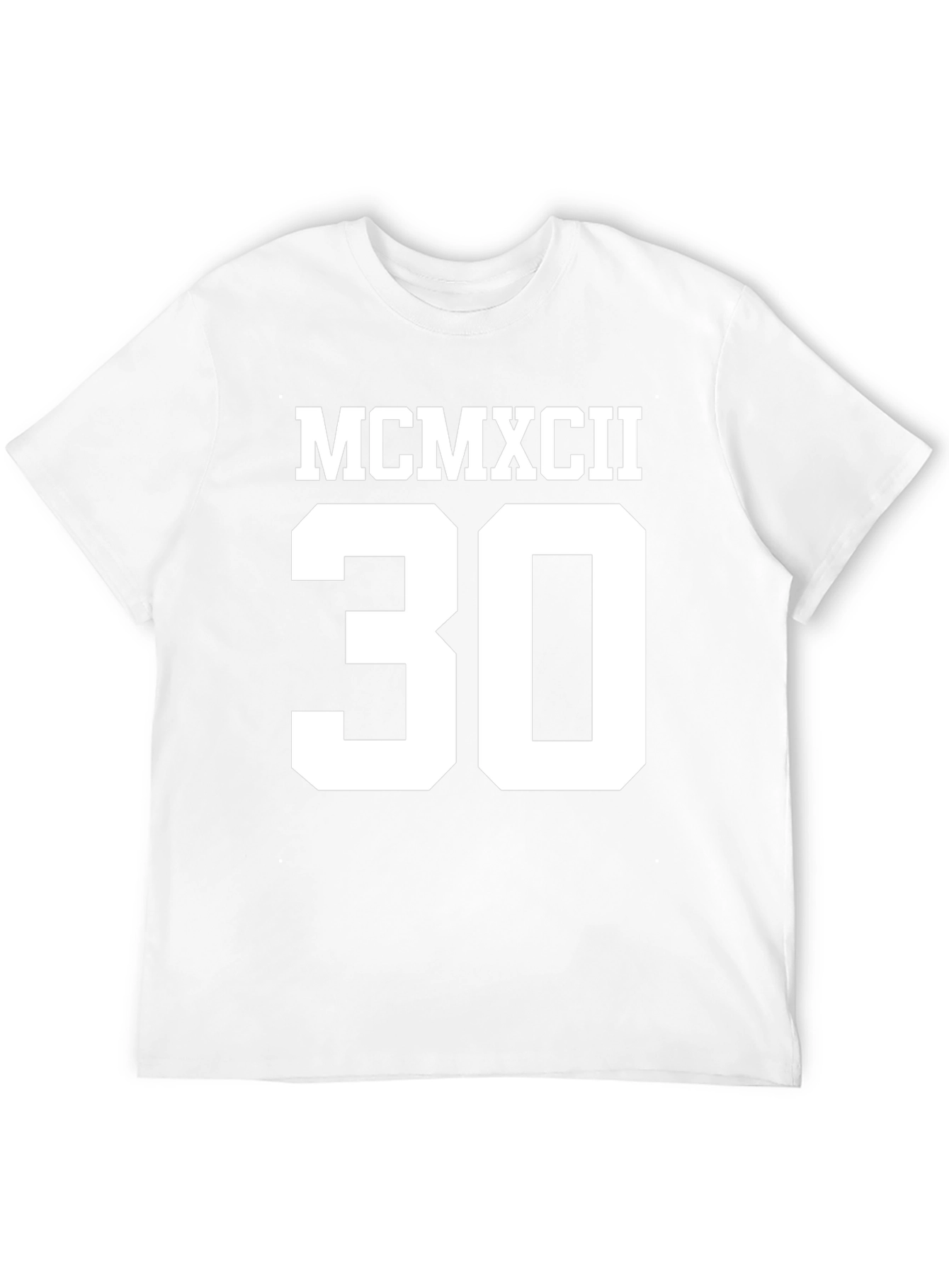 Roman Numeral 1992 Birthday T-Shirt 30th Anniversary