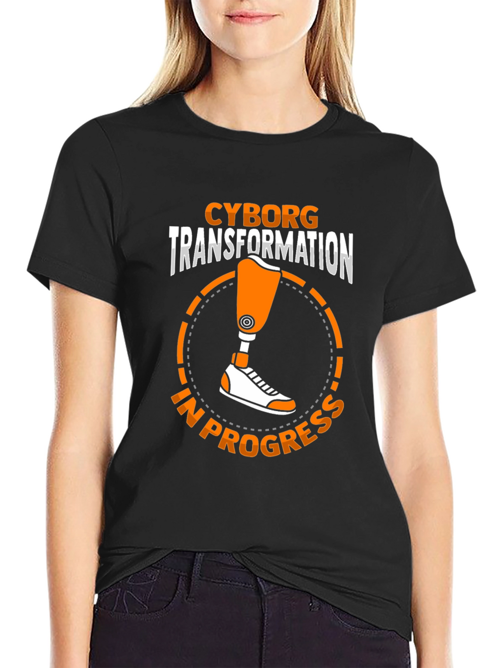 Cyborg Transformation T-Shirt - In Progress Tee