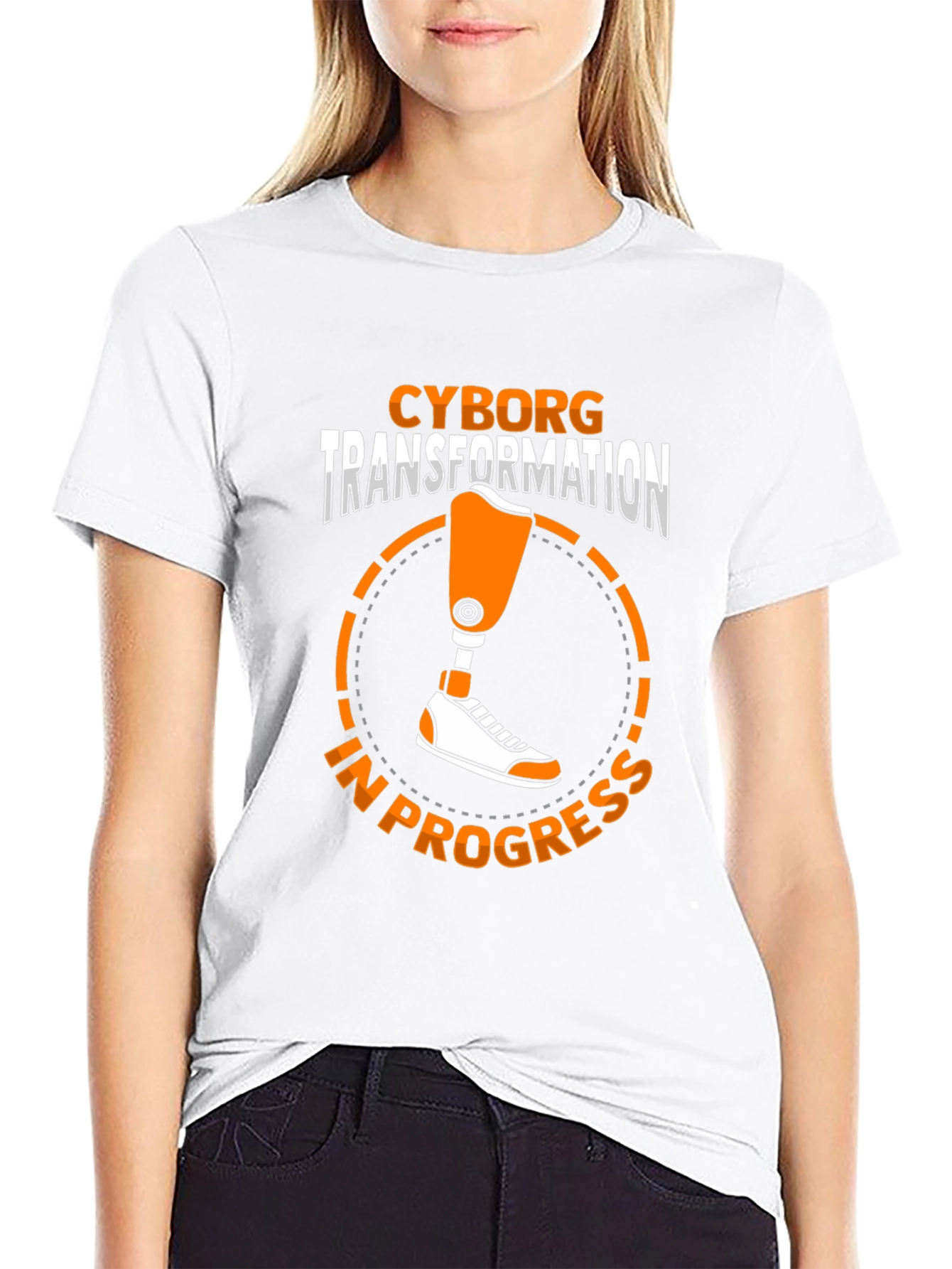 Cyborg Transformation T-Shirt - In Progress Tee