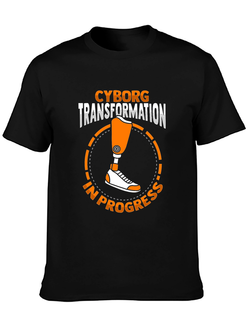 Cyborg Transformation T-Shirt - In Progress Tee