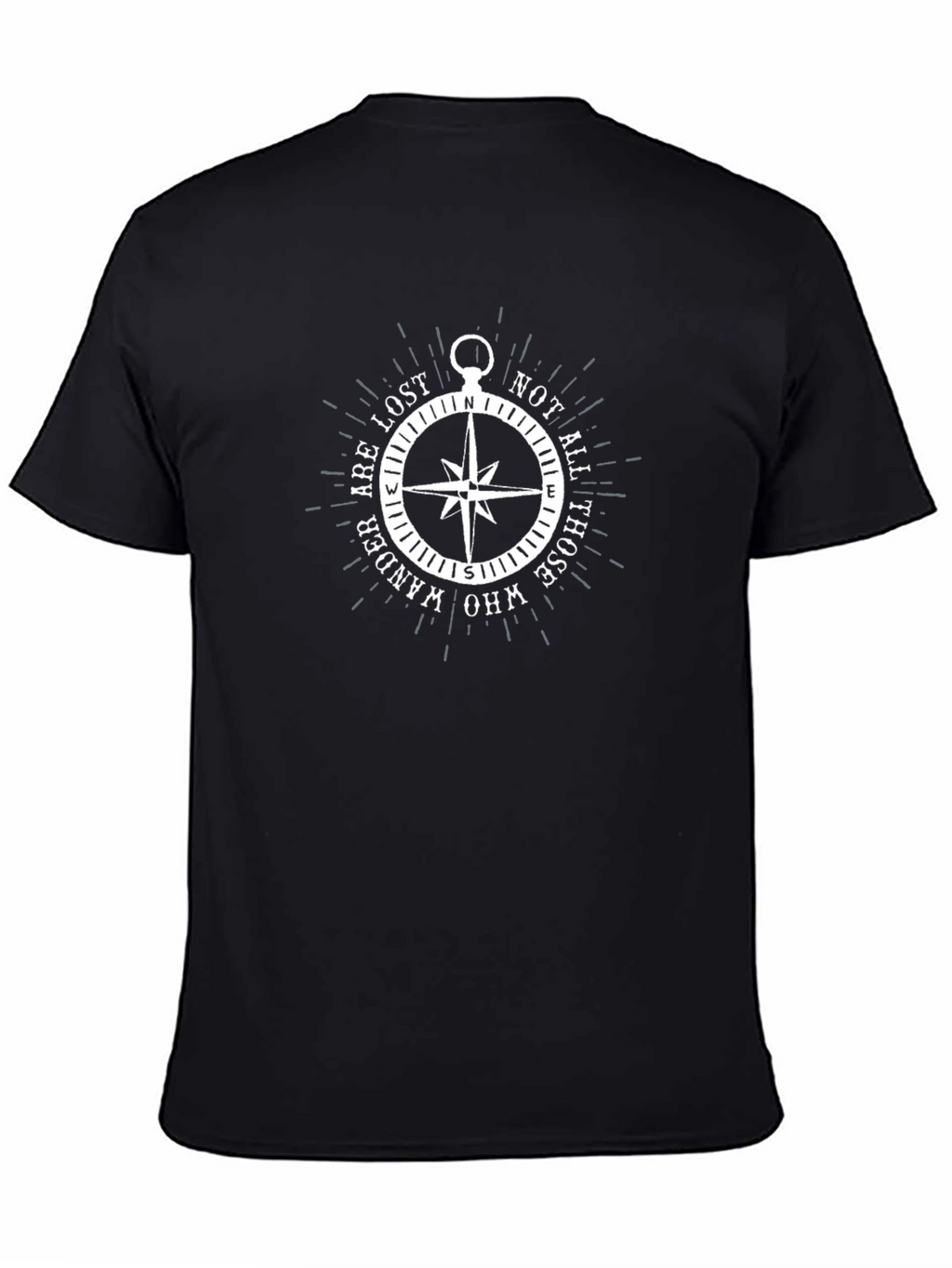 Lost Compass Graphic Tee - Wanderlust Shirt